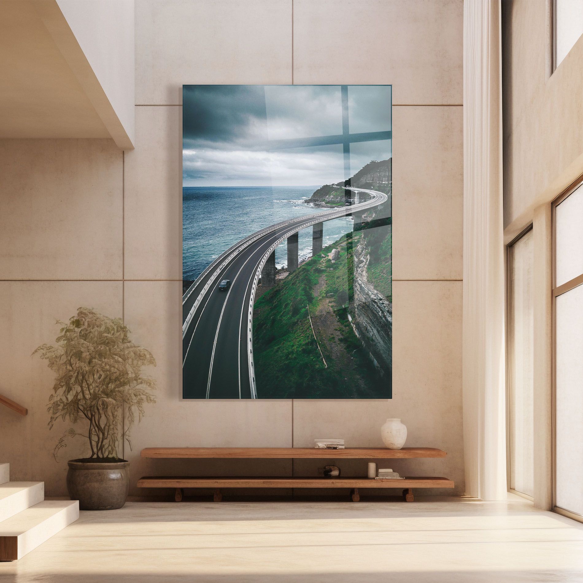 Road Cloudy Day mockup 8