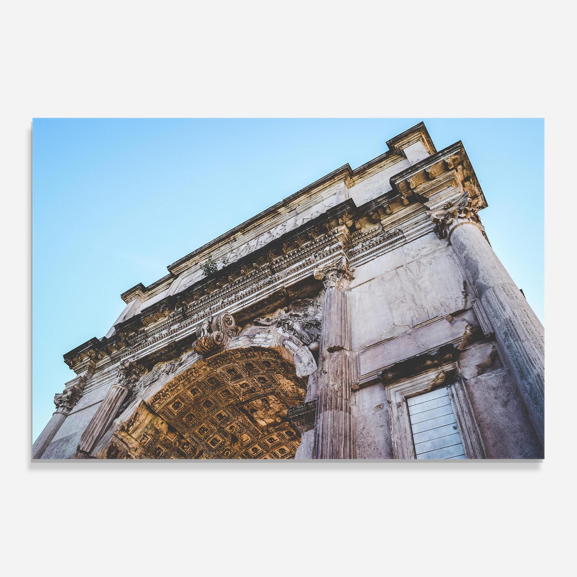 Tablou Sticla Arch Of Titus mockup 0