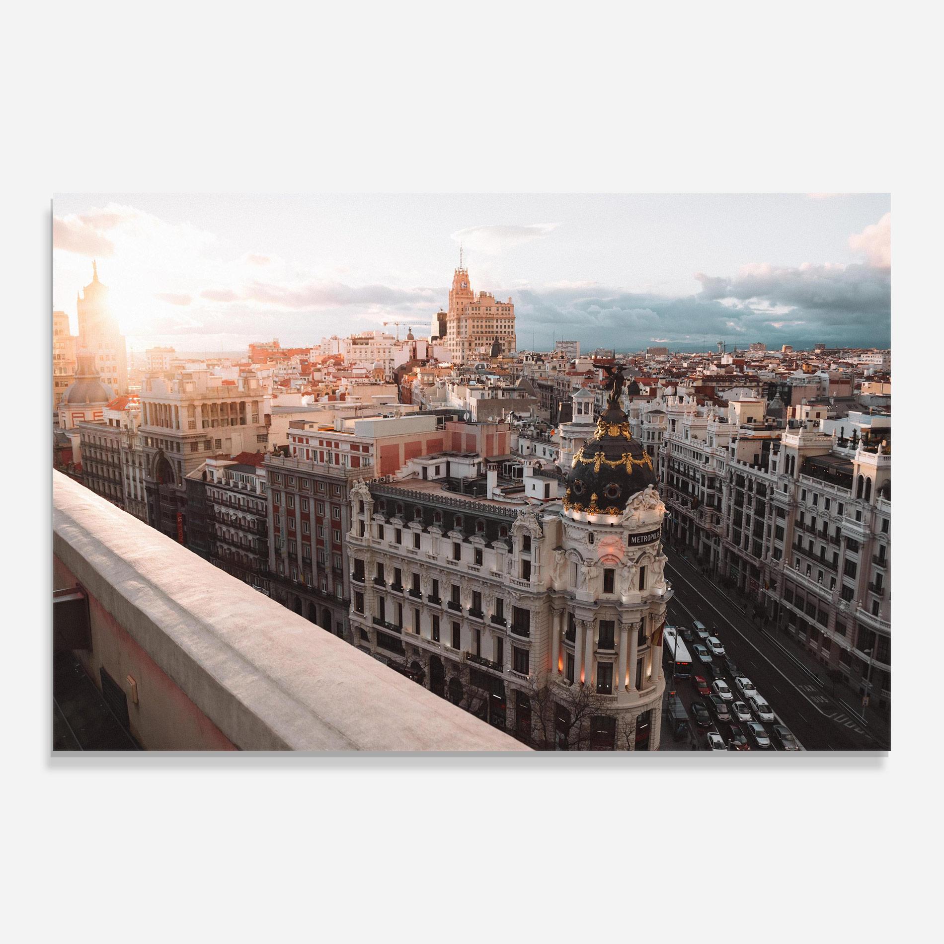 Tablou Sticla Spain Sunrise mockup 0