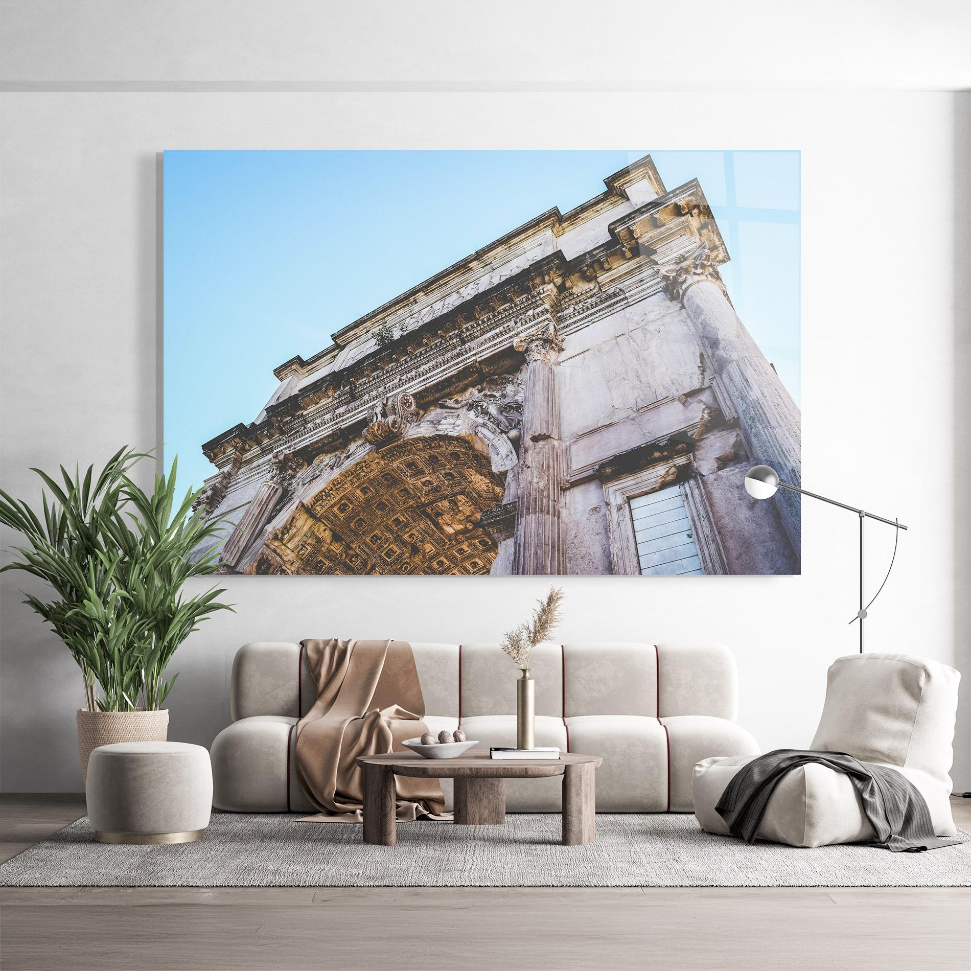 Tablou Sticla Arch Of Titus mockup 9