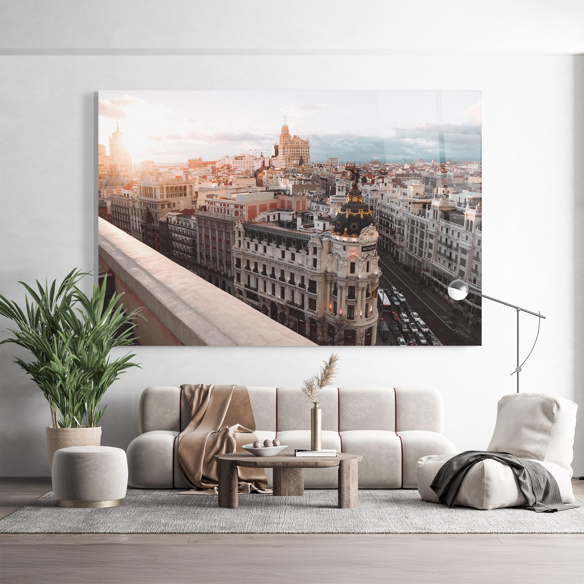 Tablou Sticla Spain Sunrise mockup 9