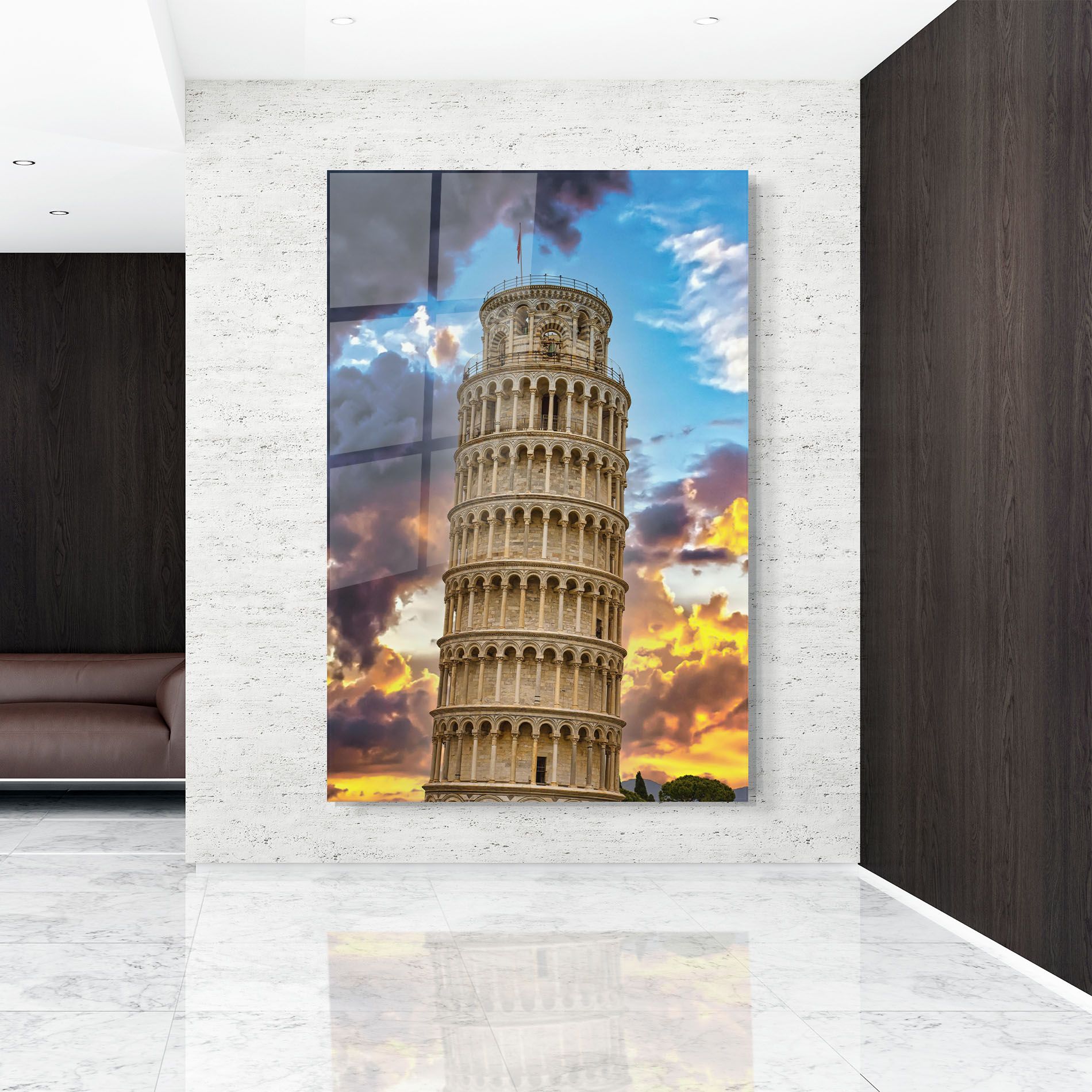 Tower Of Pisa Sunset mockup 9