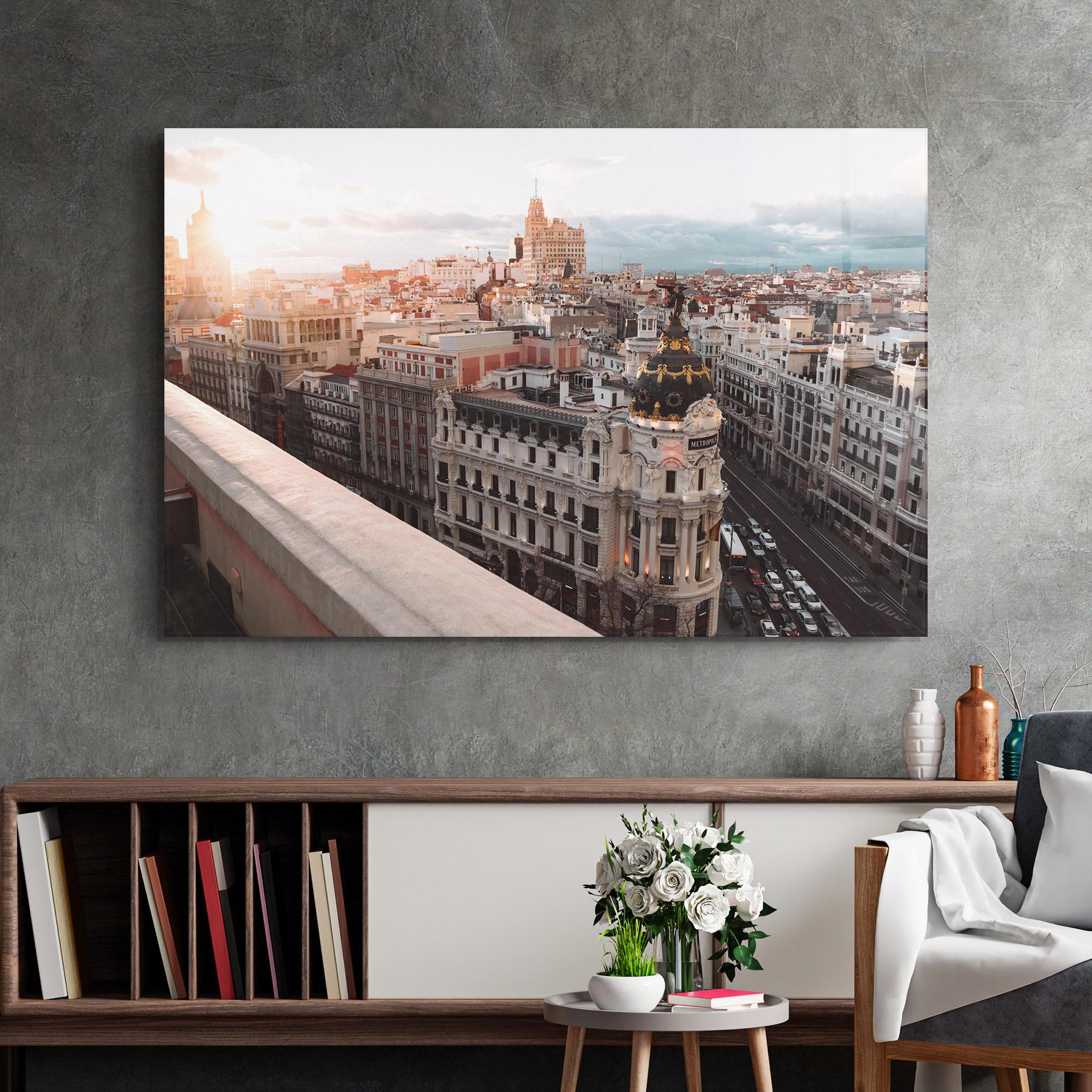 Tablou Sticla Spain Sunrise mockup 2