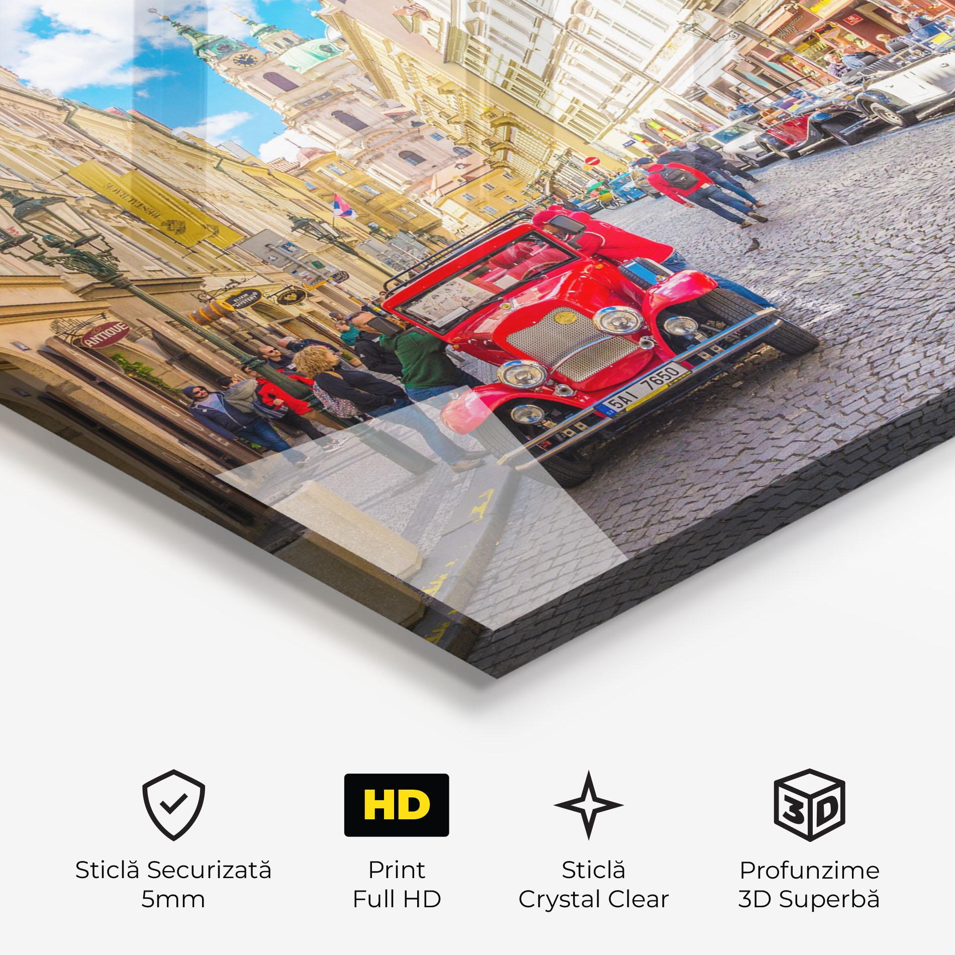 Tablou Sticla Czech Republic Car mockup 3