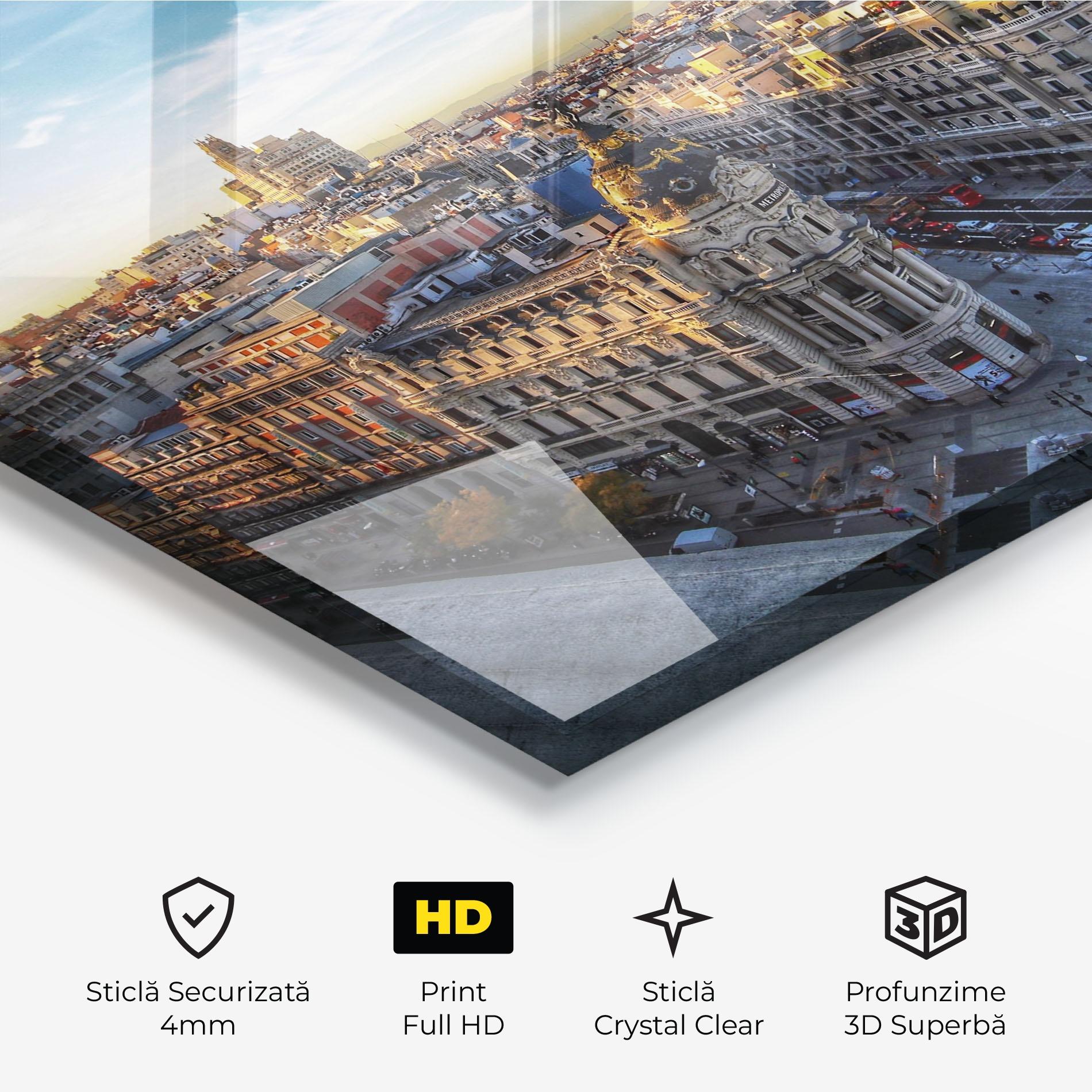 Tablou Sticla Madrid View mockup 3