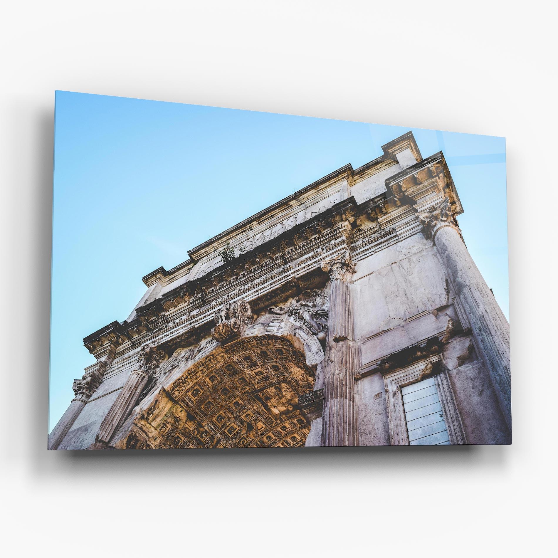 Tablou Sticla Arch Of Titus mockup 6