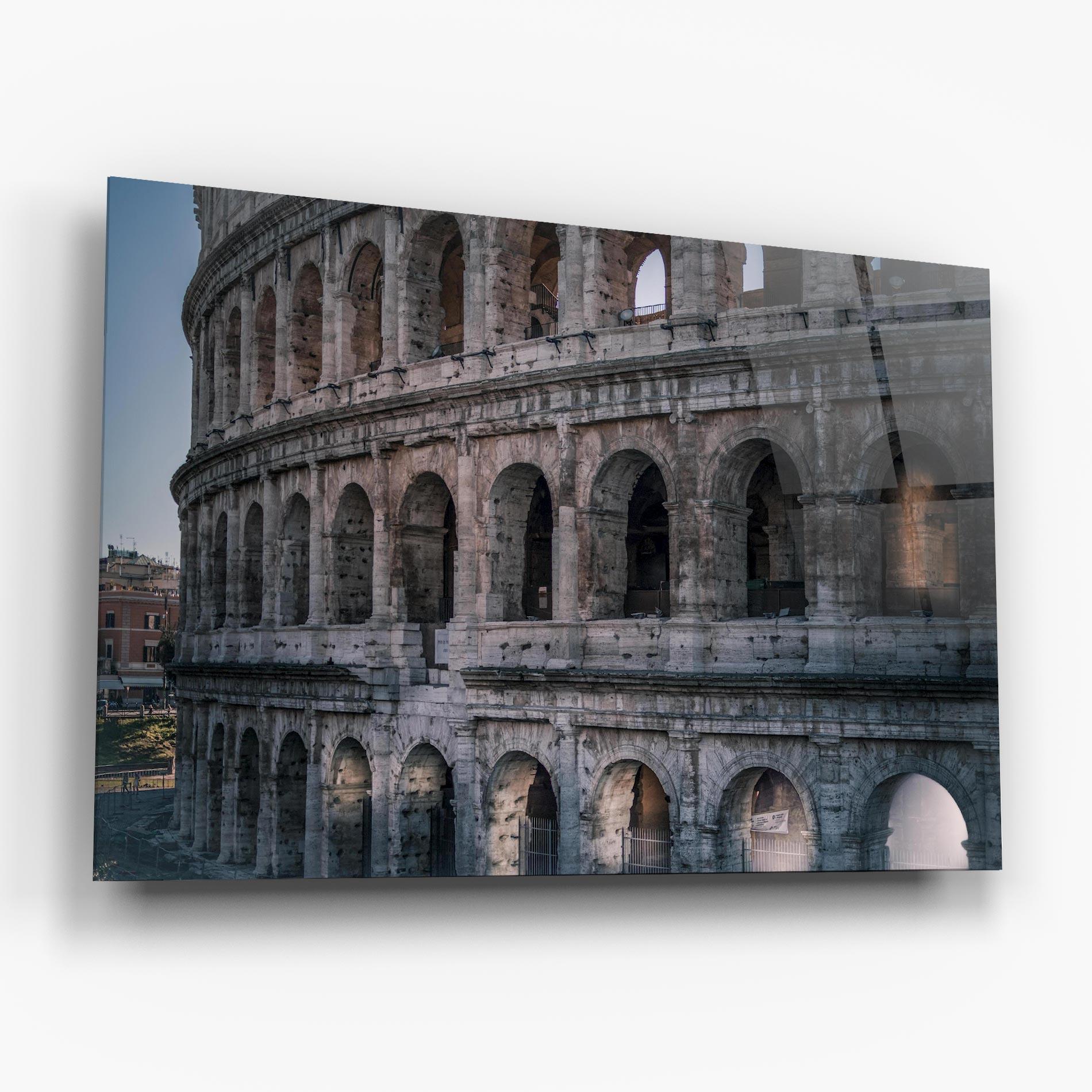 Tablou Sticla Colosseum Roma mockup 6