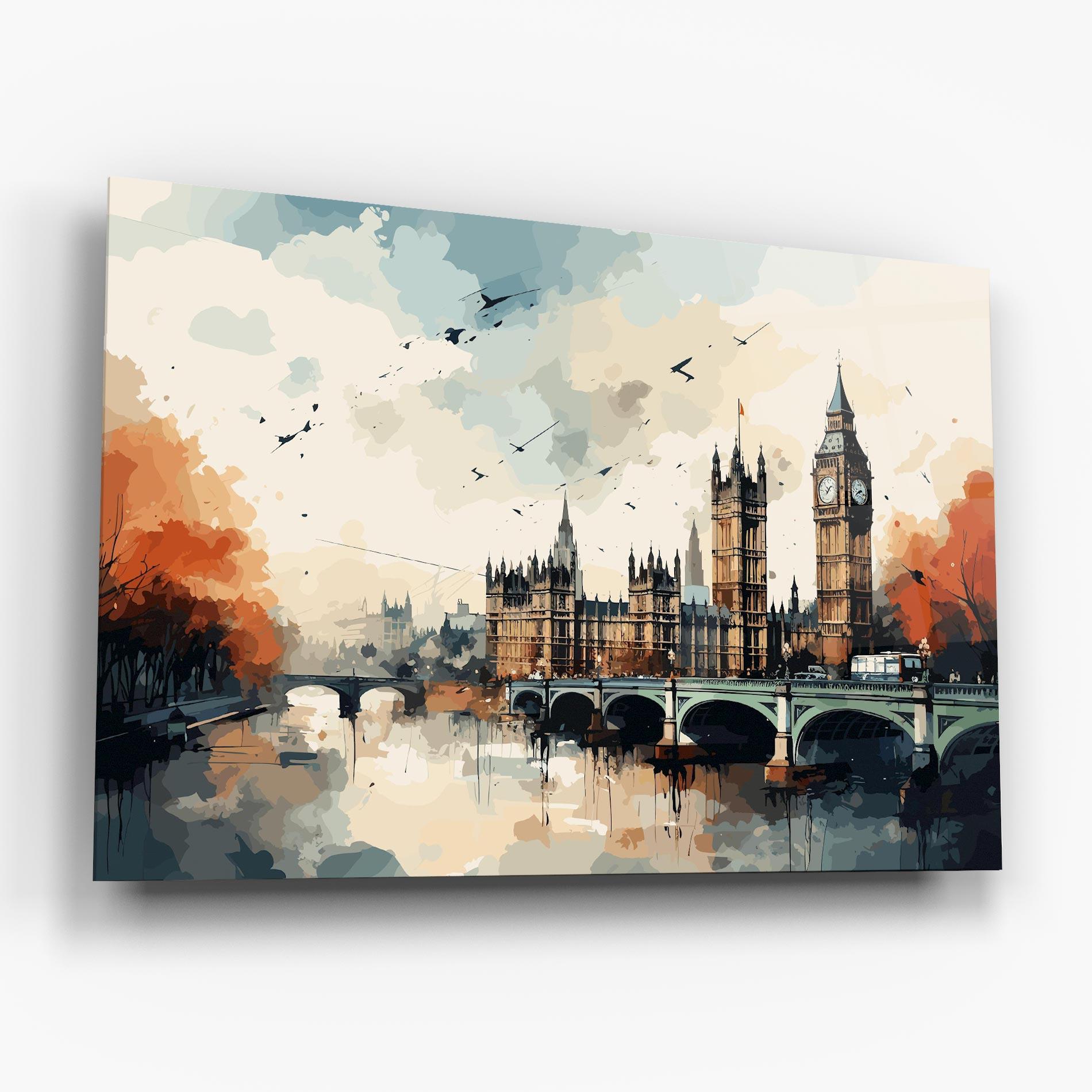 Tablou Sticla England Art mockup 6