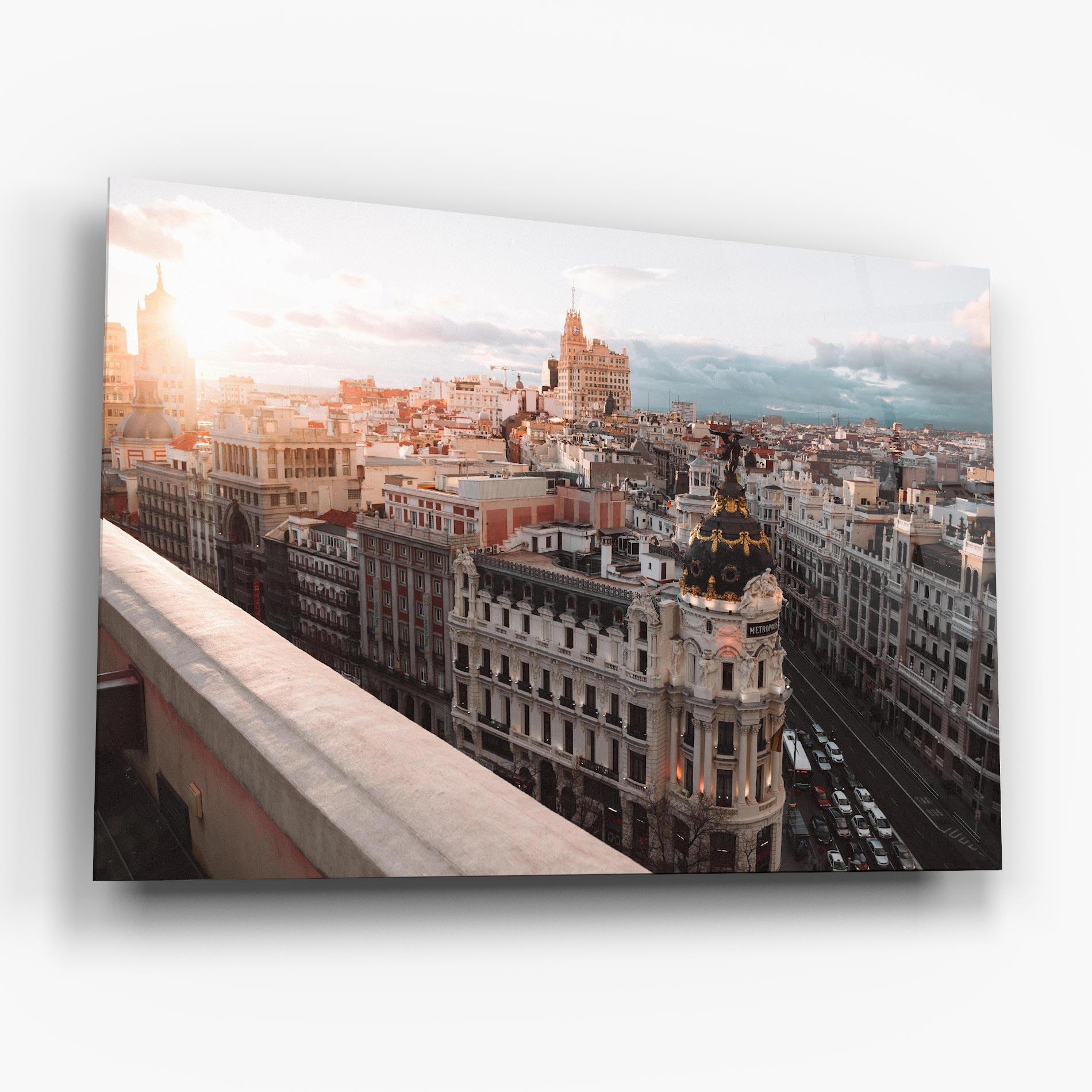 Tablou Sticla Spain Sunrise mockup 6