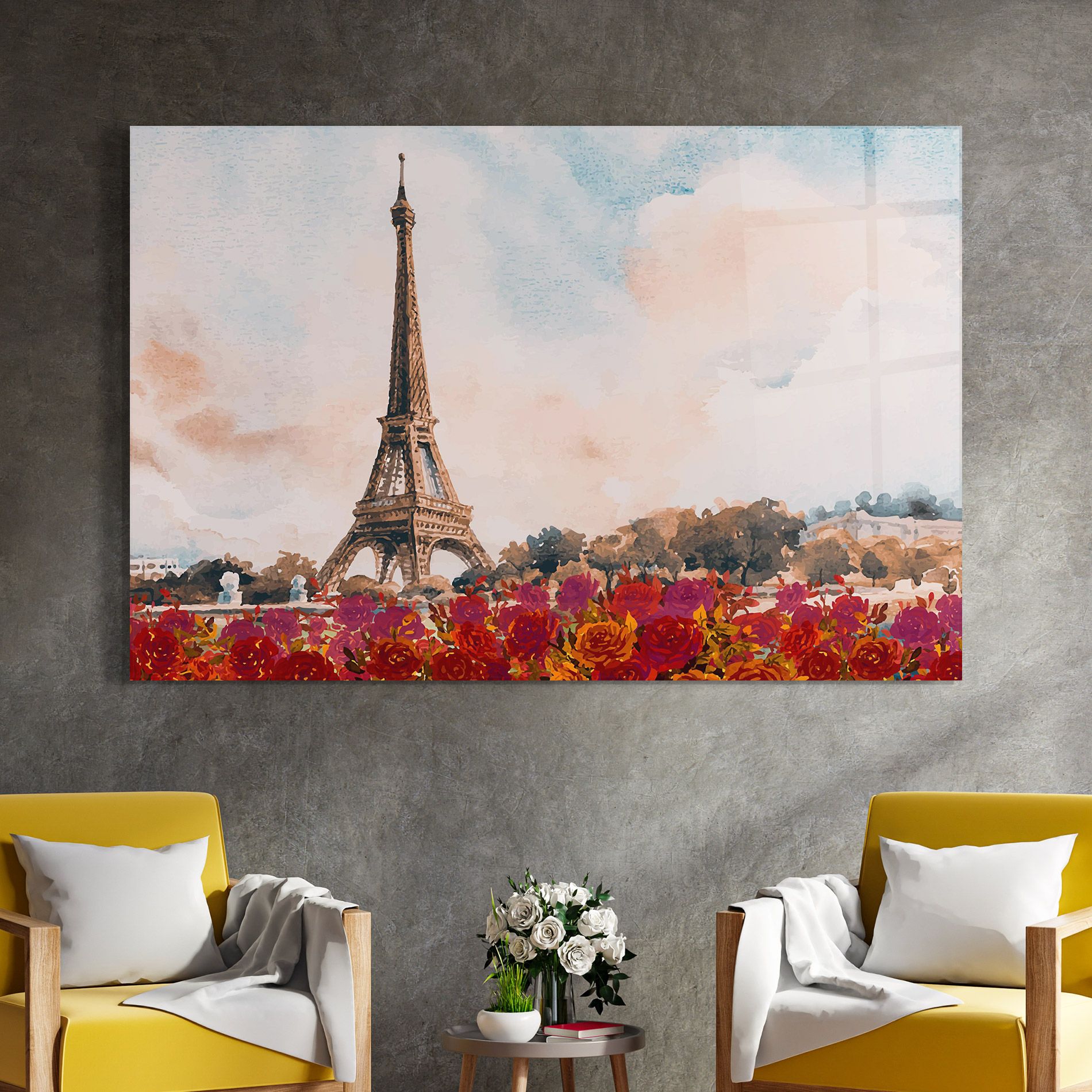 Eiffel Tower Roses mockup 4