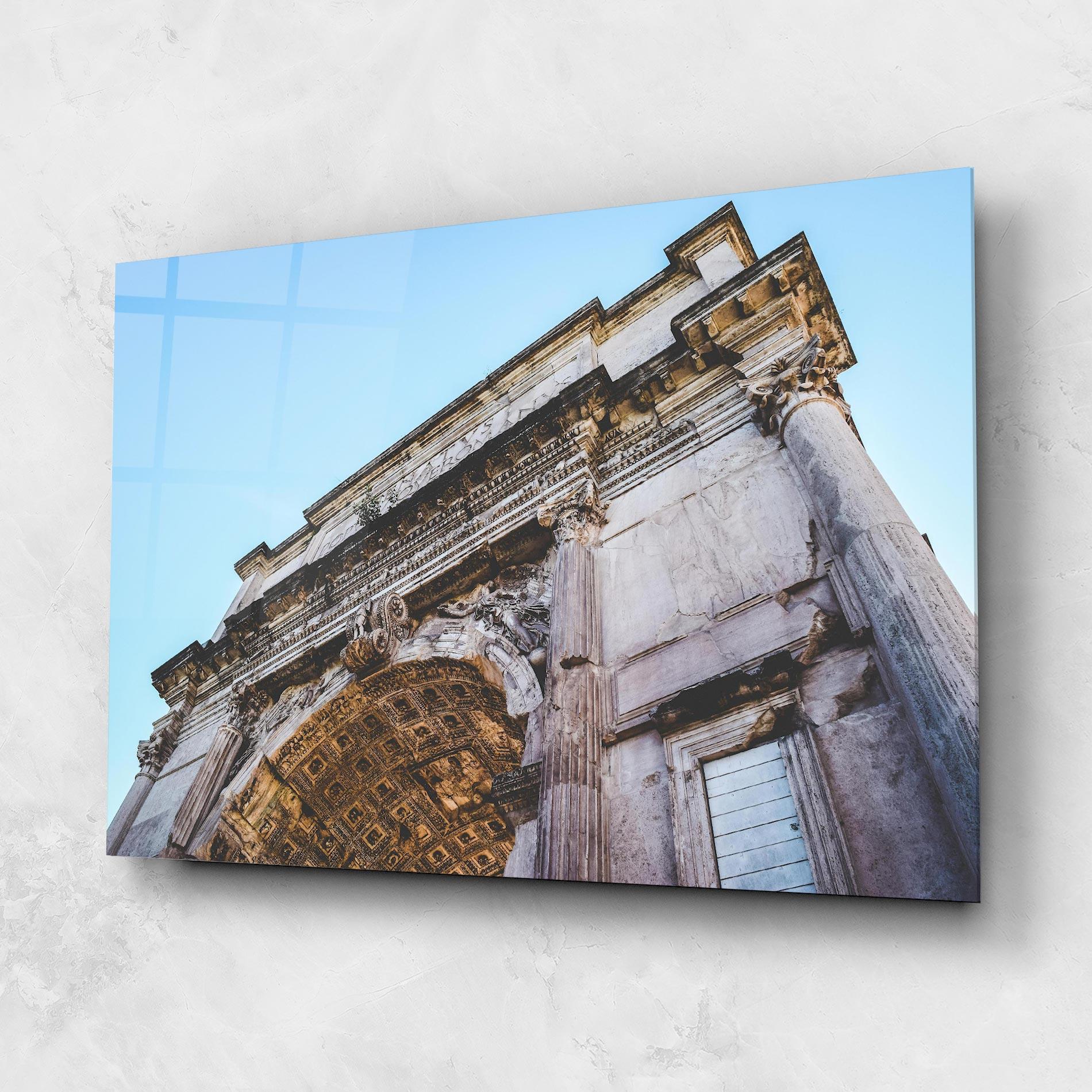 Tablou Sticla Arch Of Titus mockup 1