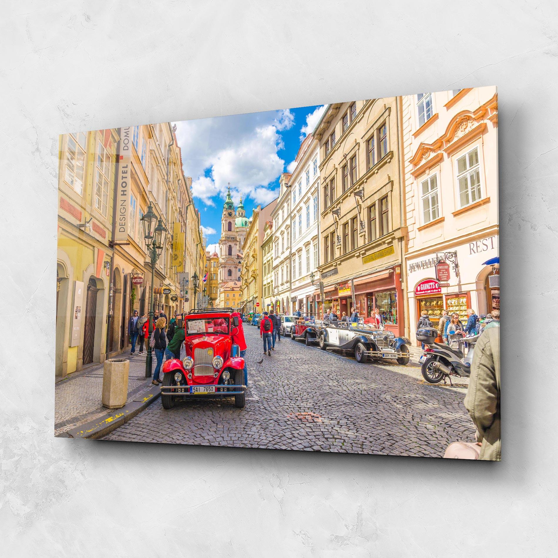 Tablou Sticla Czech Republic Car mockup 1