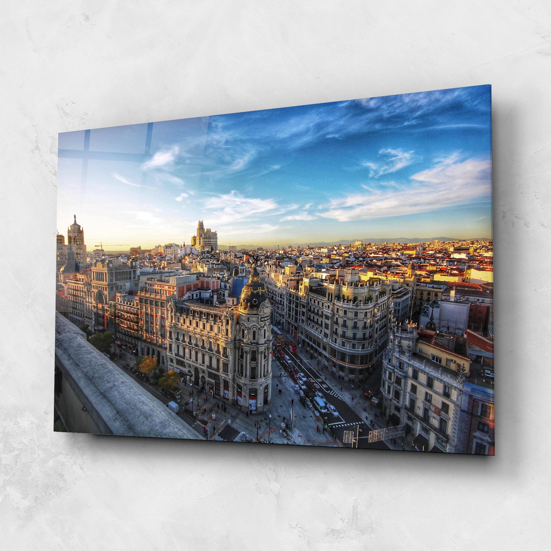 Tablou Sticla Madrid View mockup 1