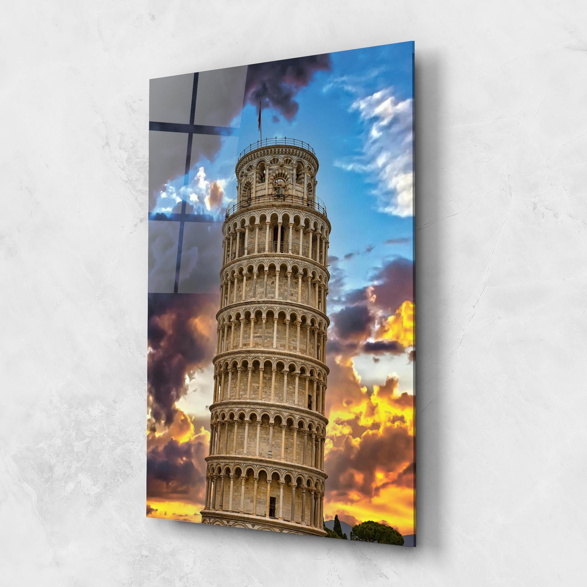 Tower Of Pisa Sunset mockup 1