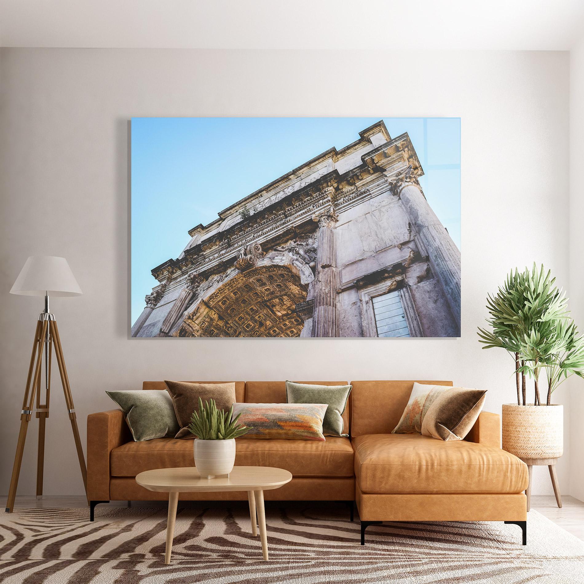 Tablou Sticla Arch Of Titus mockup 7