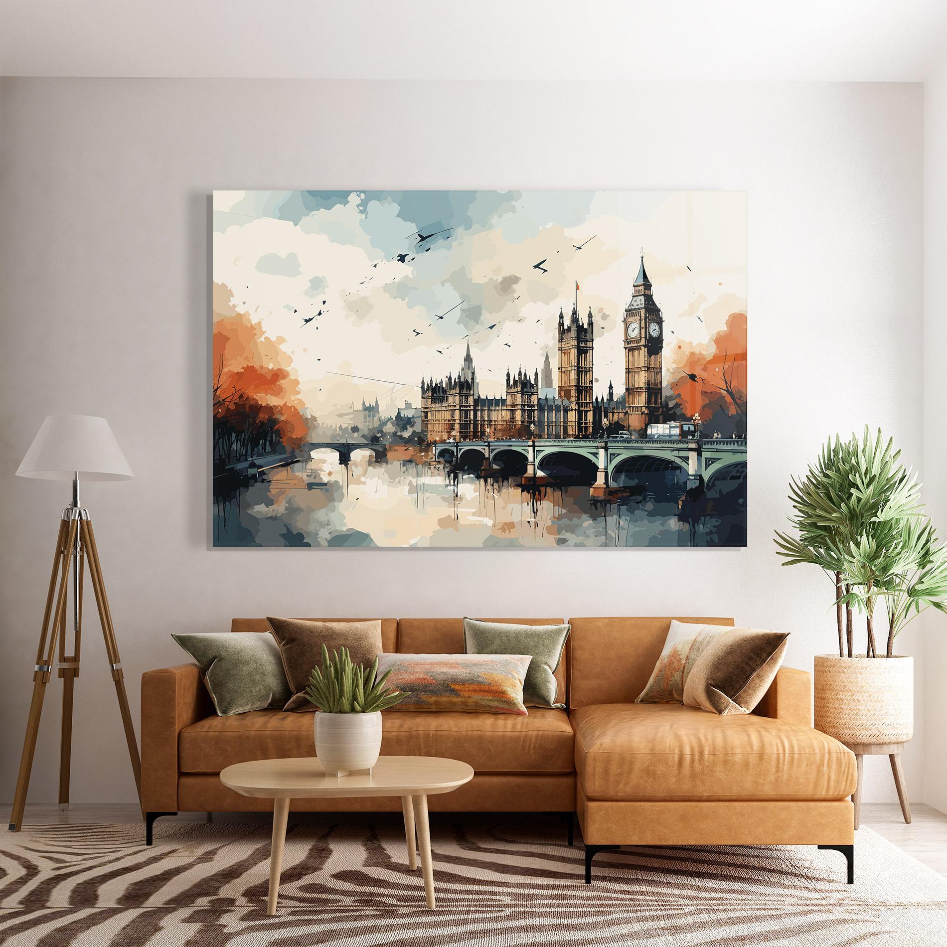 Tablou Sticla England Art mockup 7