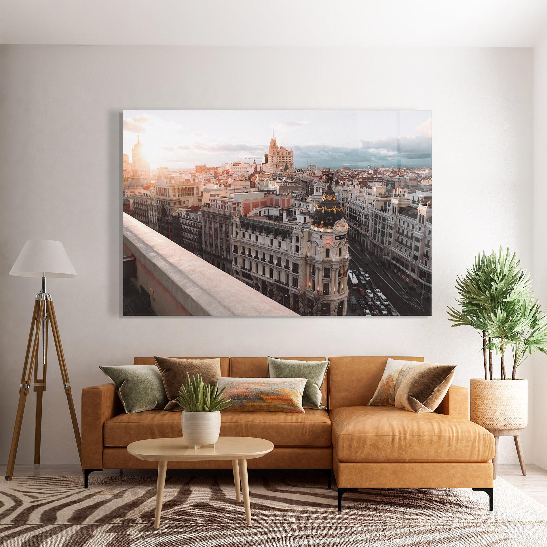 Tablou Sticla Spain Sunrise mockup 7