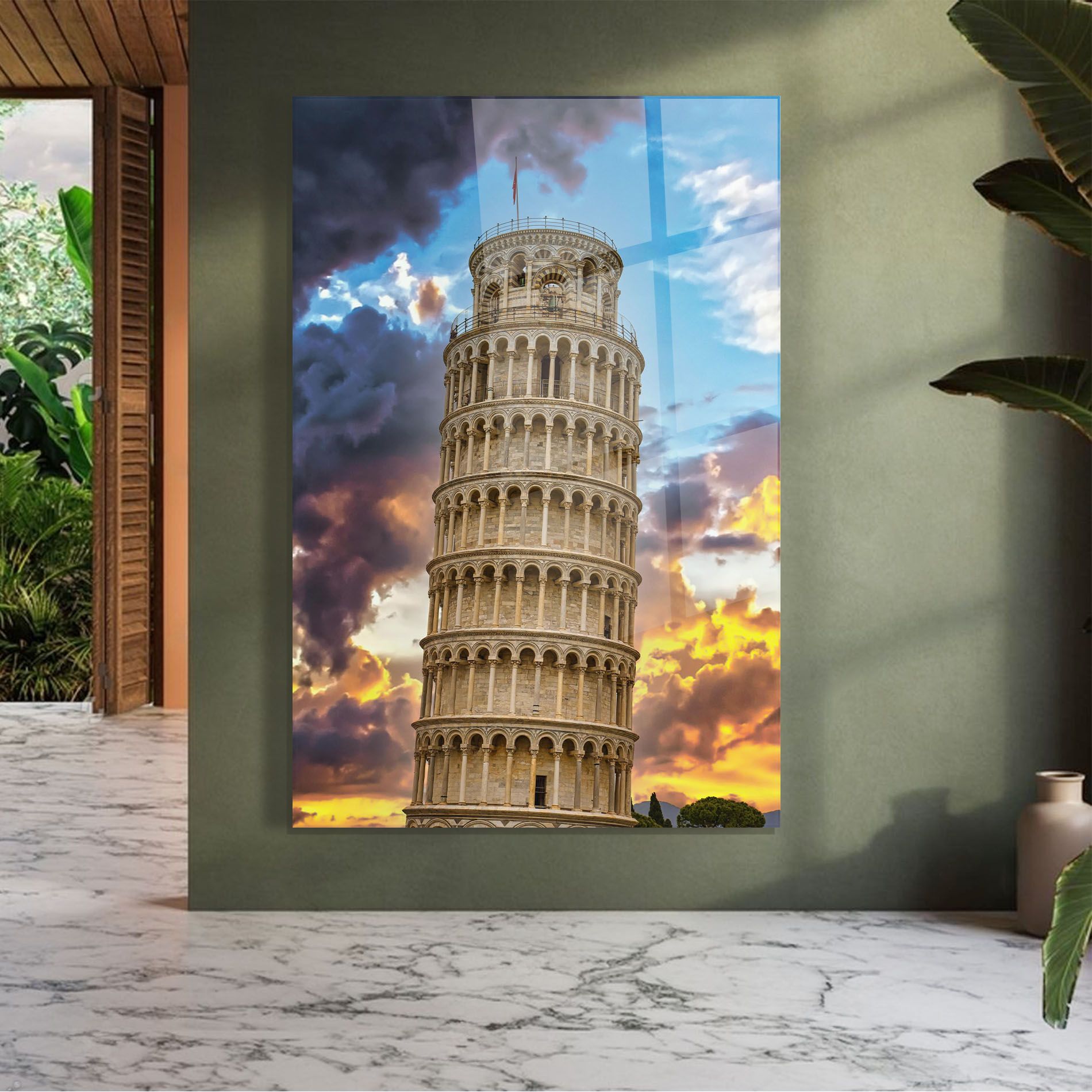 Tower Of Pisa Sunset mockup 7