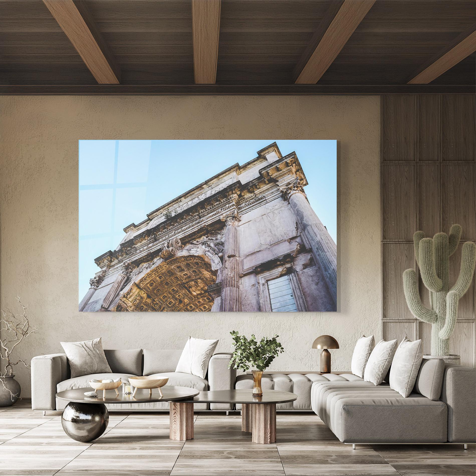 Tablou Sticla Arch Of Titus mockup 8