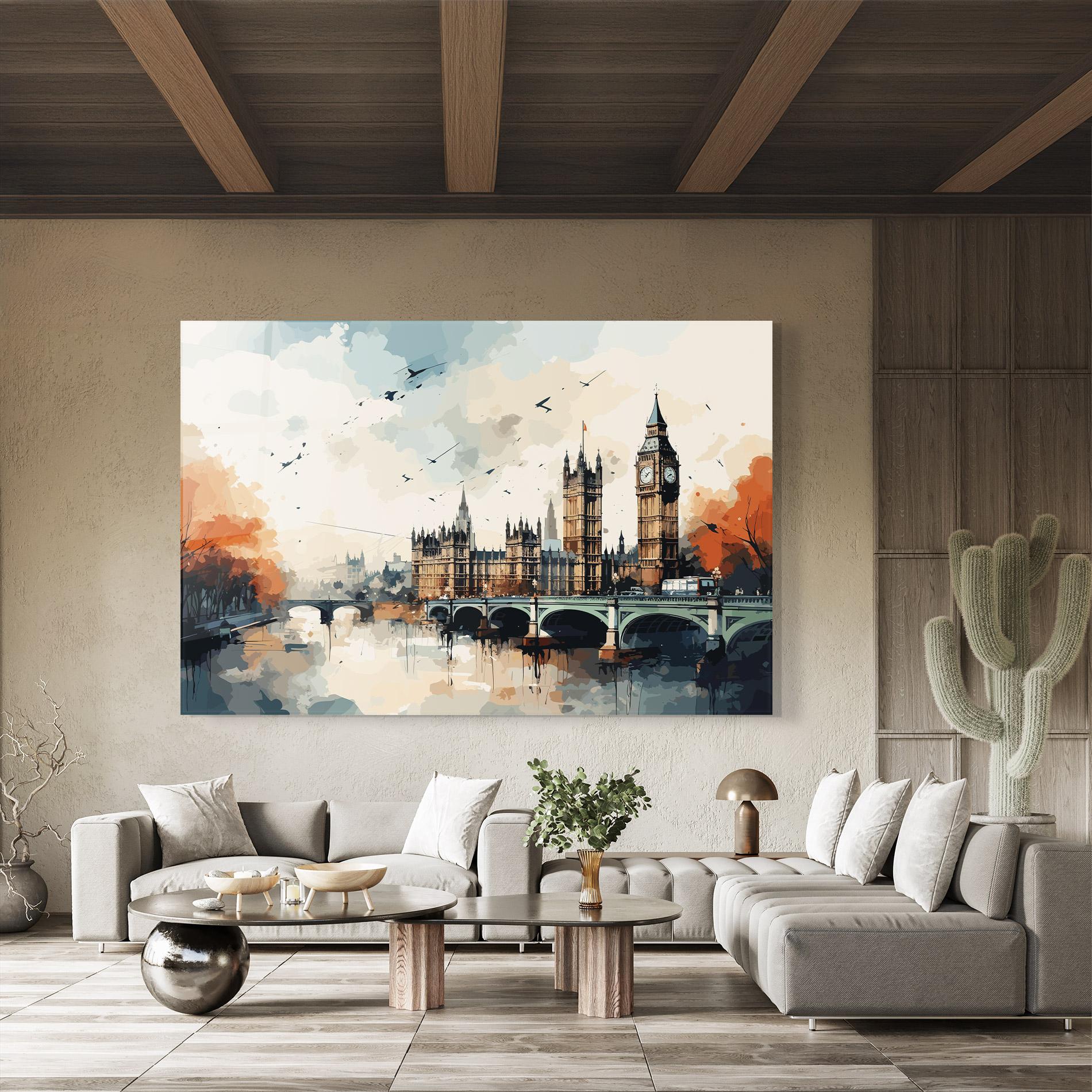 Tablou Sticla England Art mockup 8
