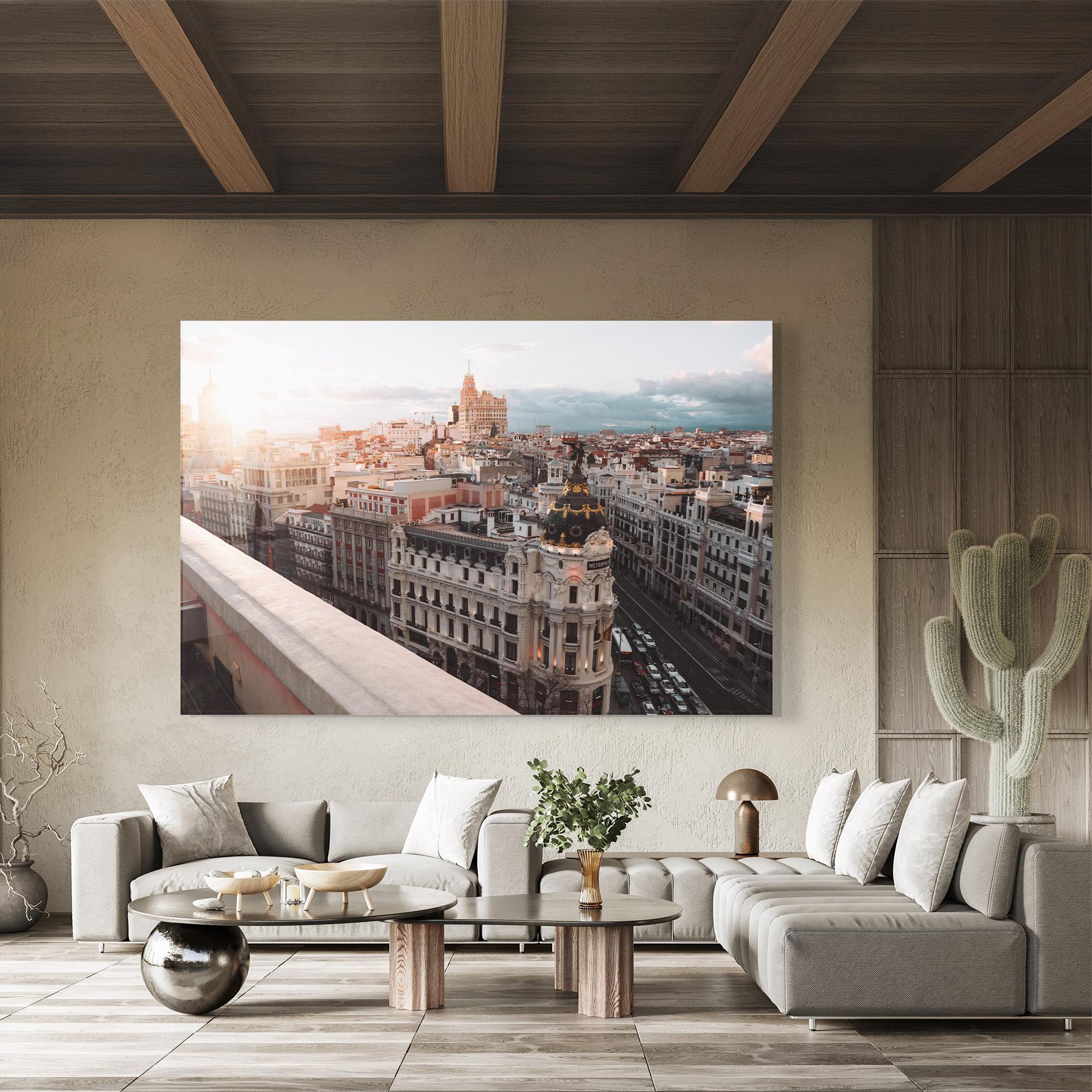 Tablou Sticla Spain Sunrise mockup 8