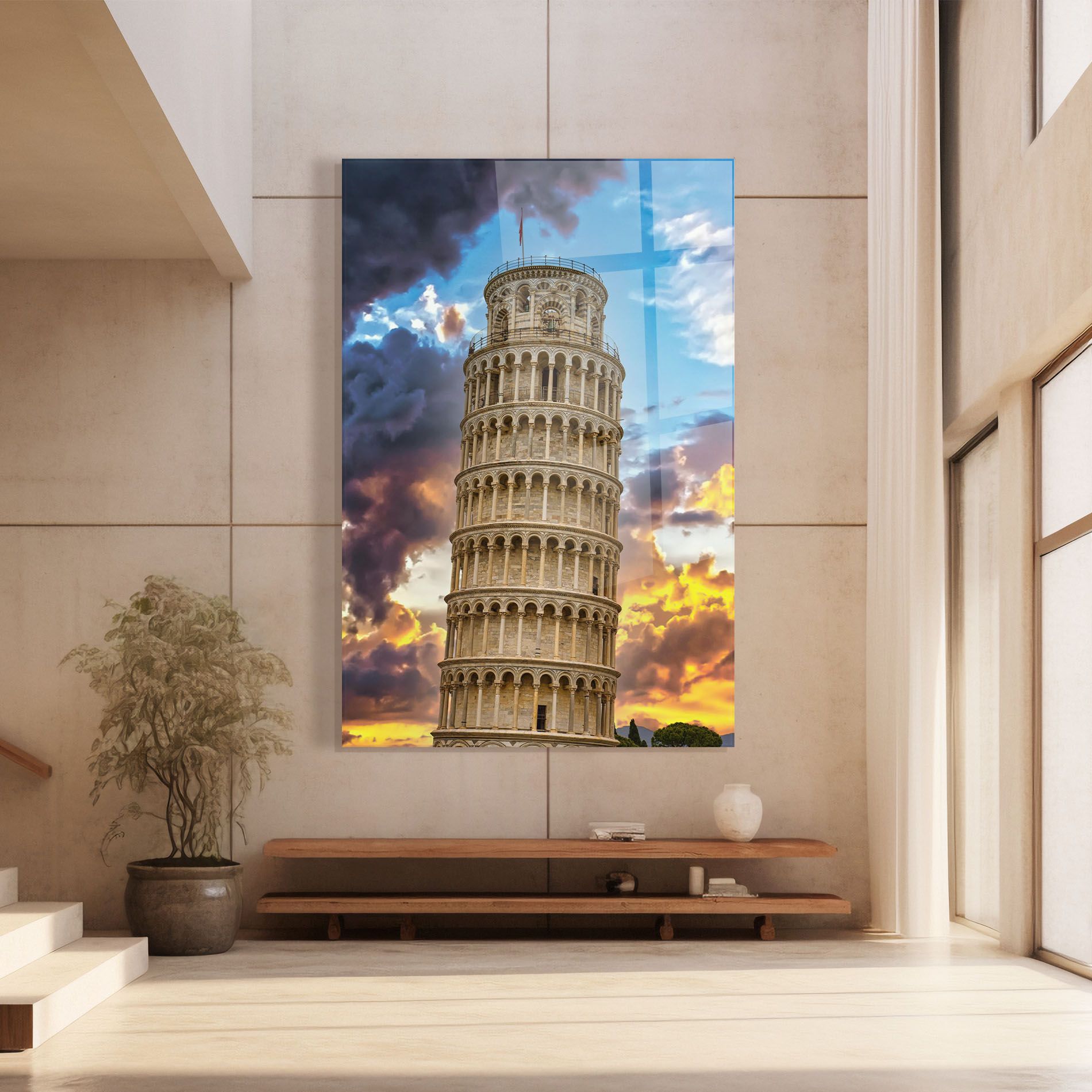 Tower Of Pisa Sunset mockup 8