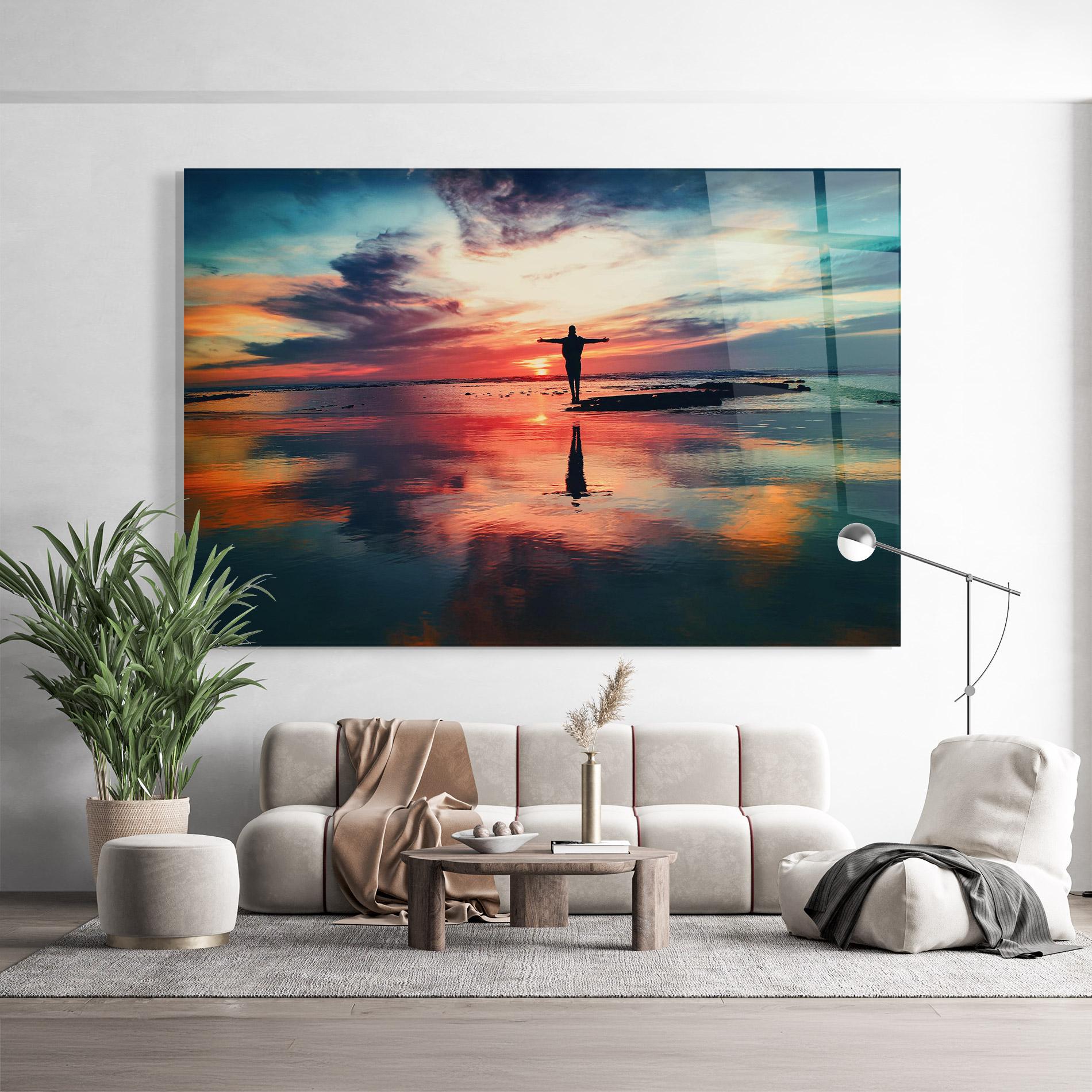 Tablou Sticla Freedom Feeling mockup 9