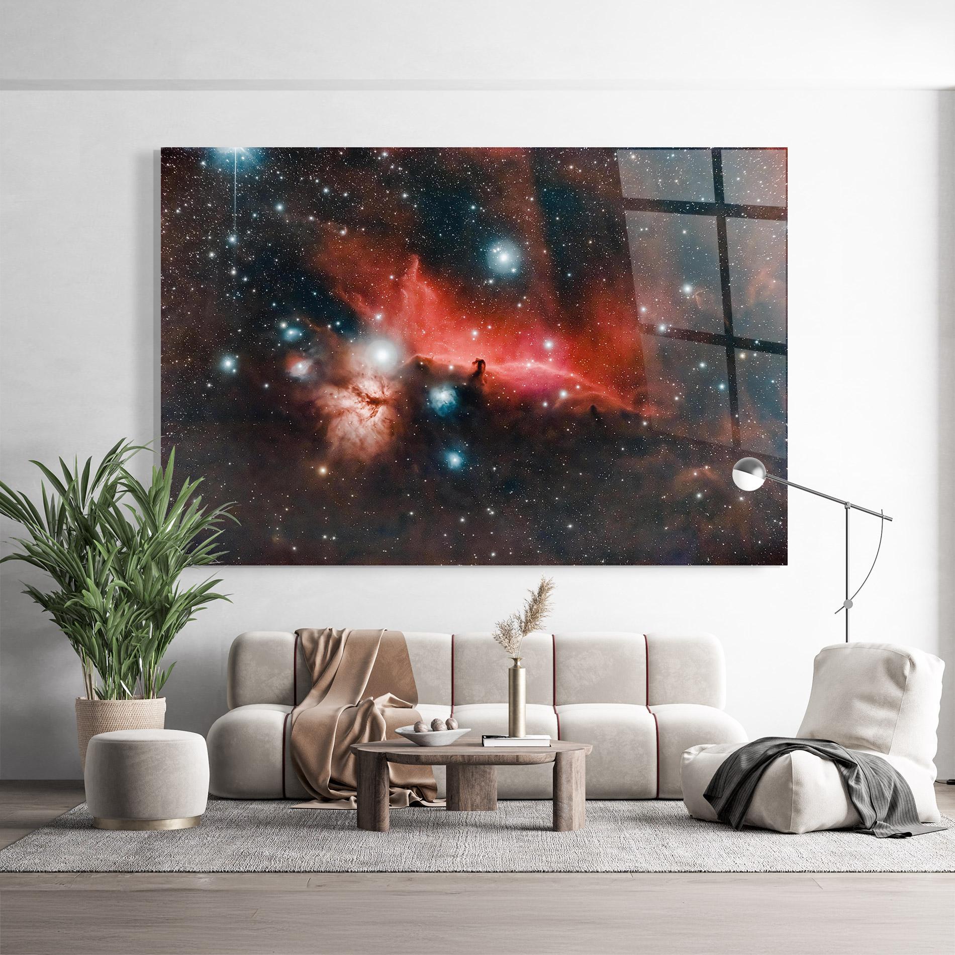 Tablou Sticla Galactic Abstract mockup 9