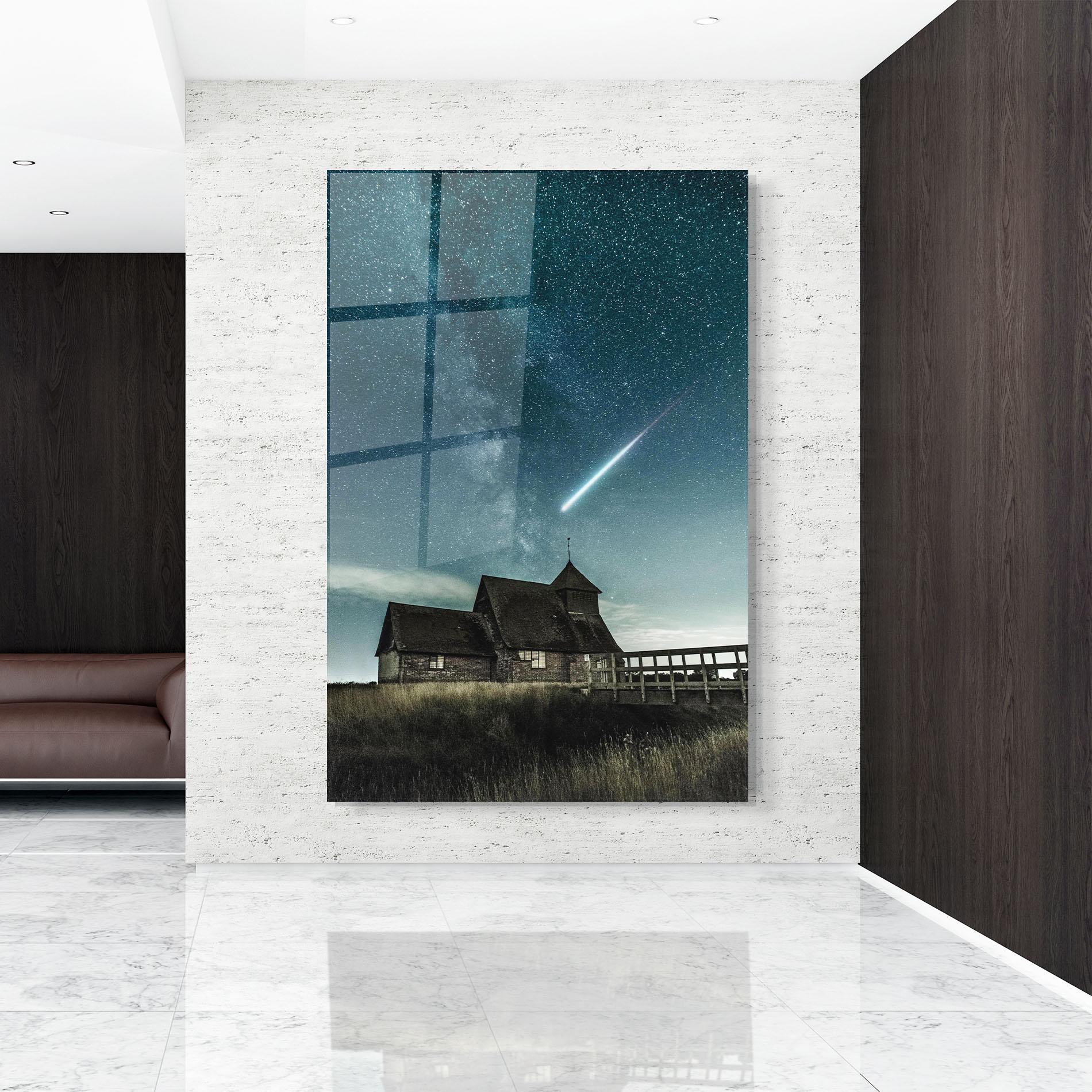 Tablou Sticla Falling Star mockup 9