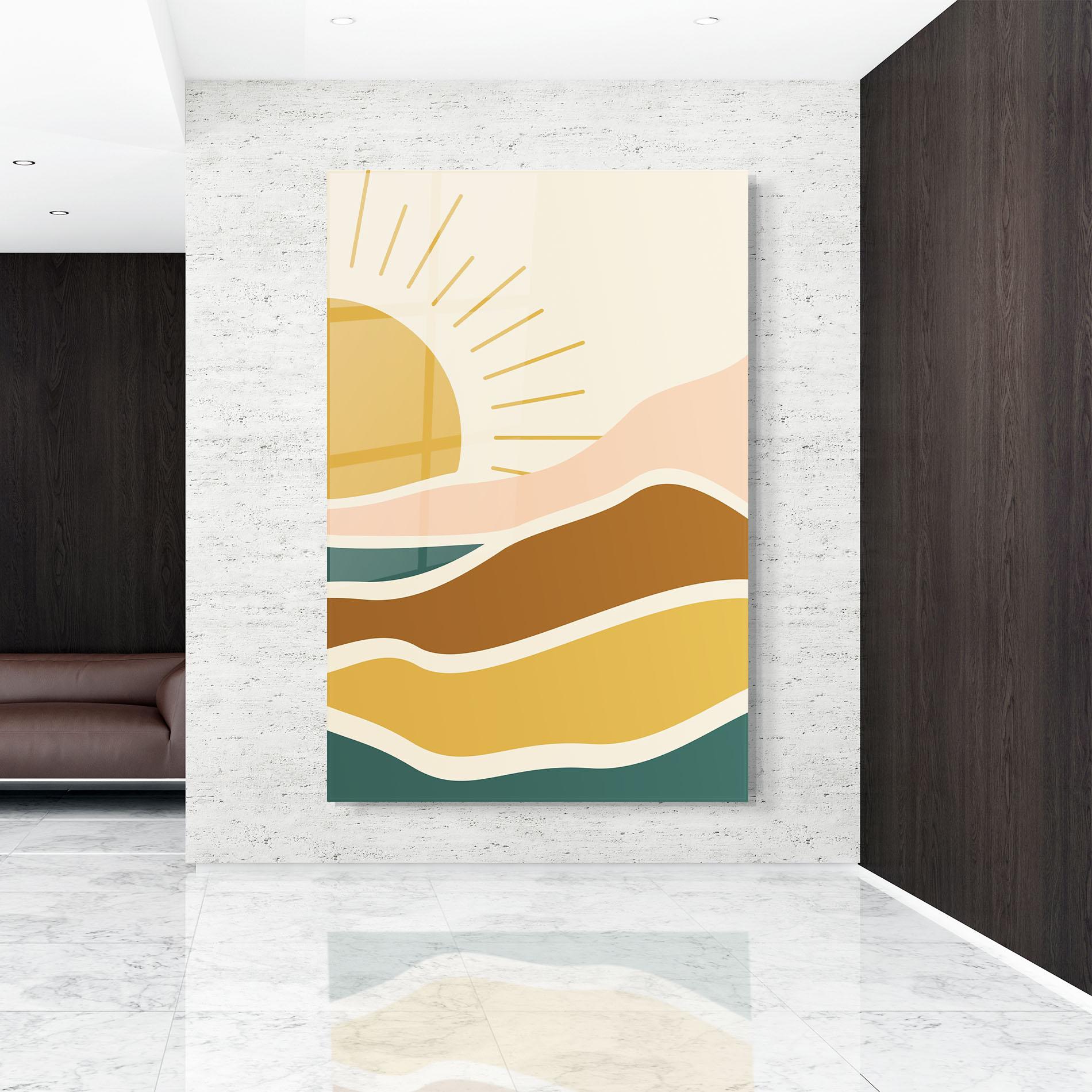 Tablou Sticla Sunset Connection 02 mockup 9