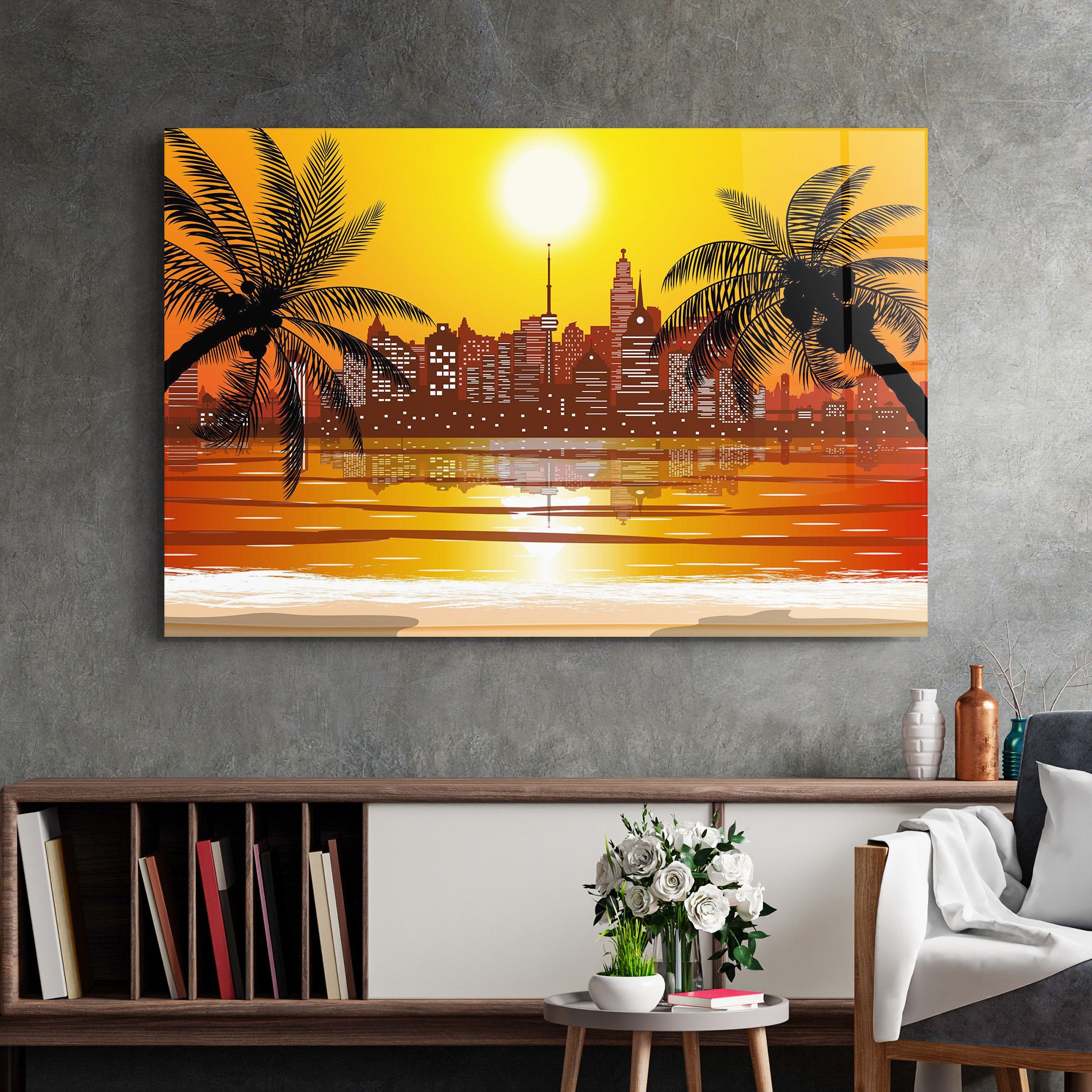 City Sunrise View mockup 2