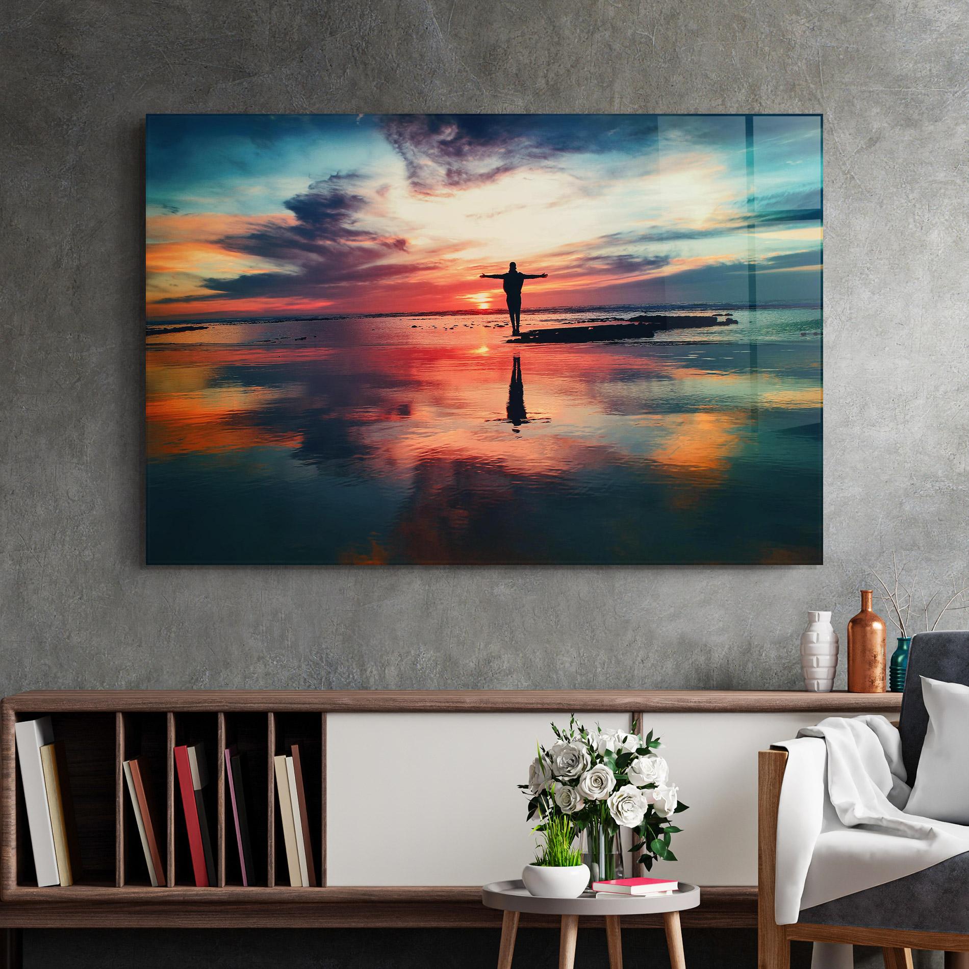 Tablou Sticla Freedom Feeling mockup 2