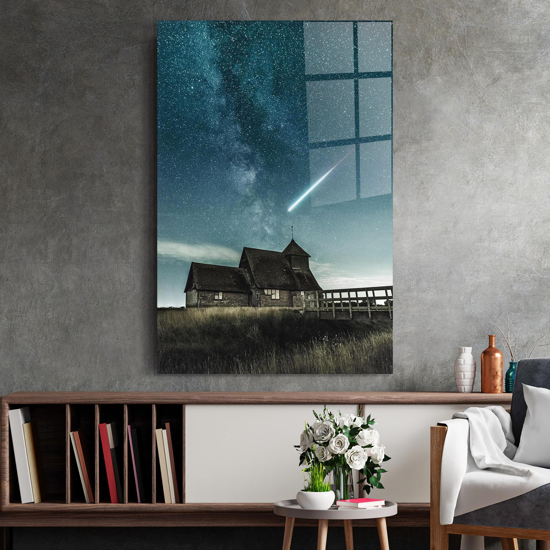 Tablou Sticla Falling Star mockup 2