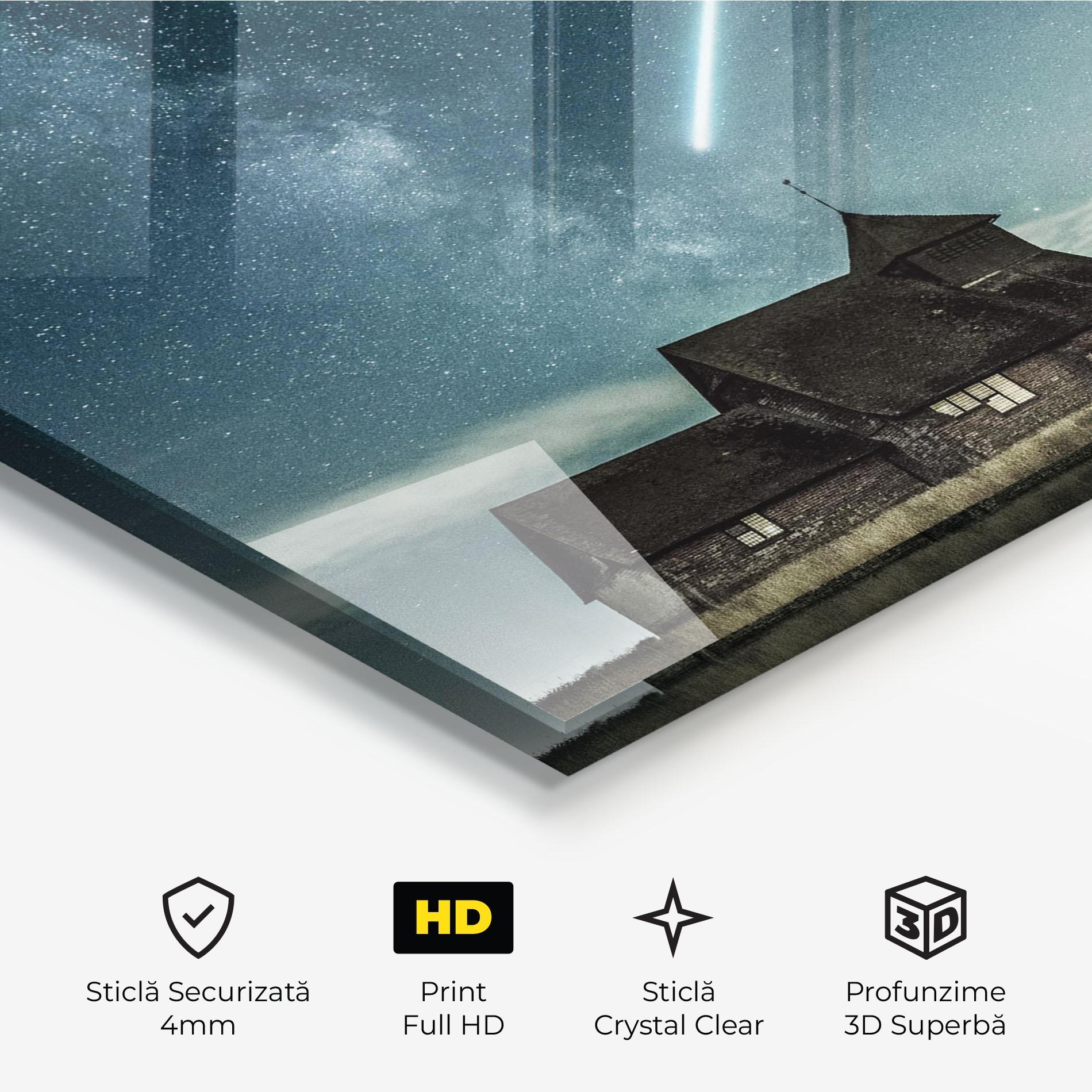 Tablou Sticla Falling Star mockup 3