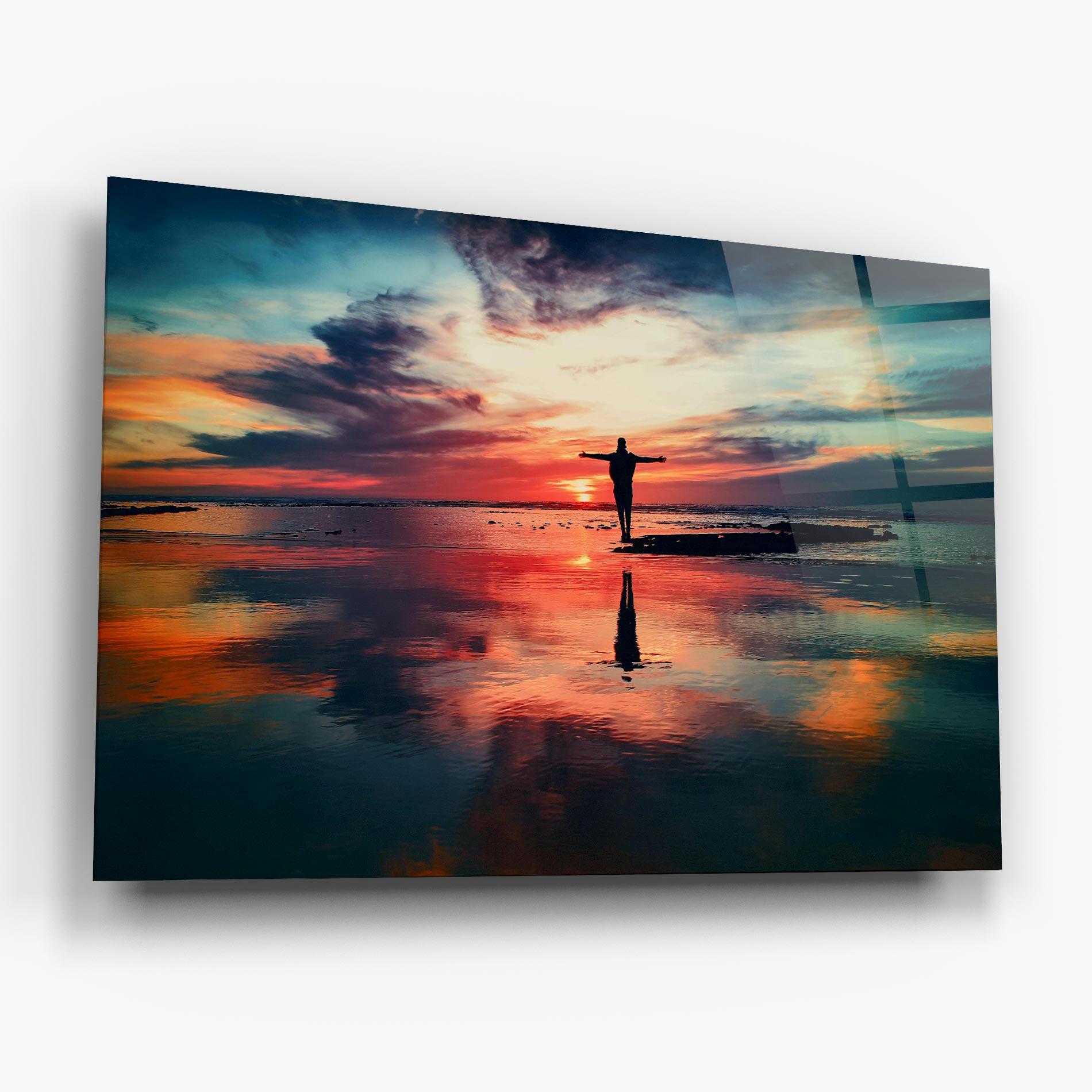 Tablou Sticla Freedom Feeling mockup 6