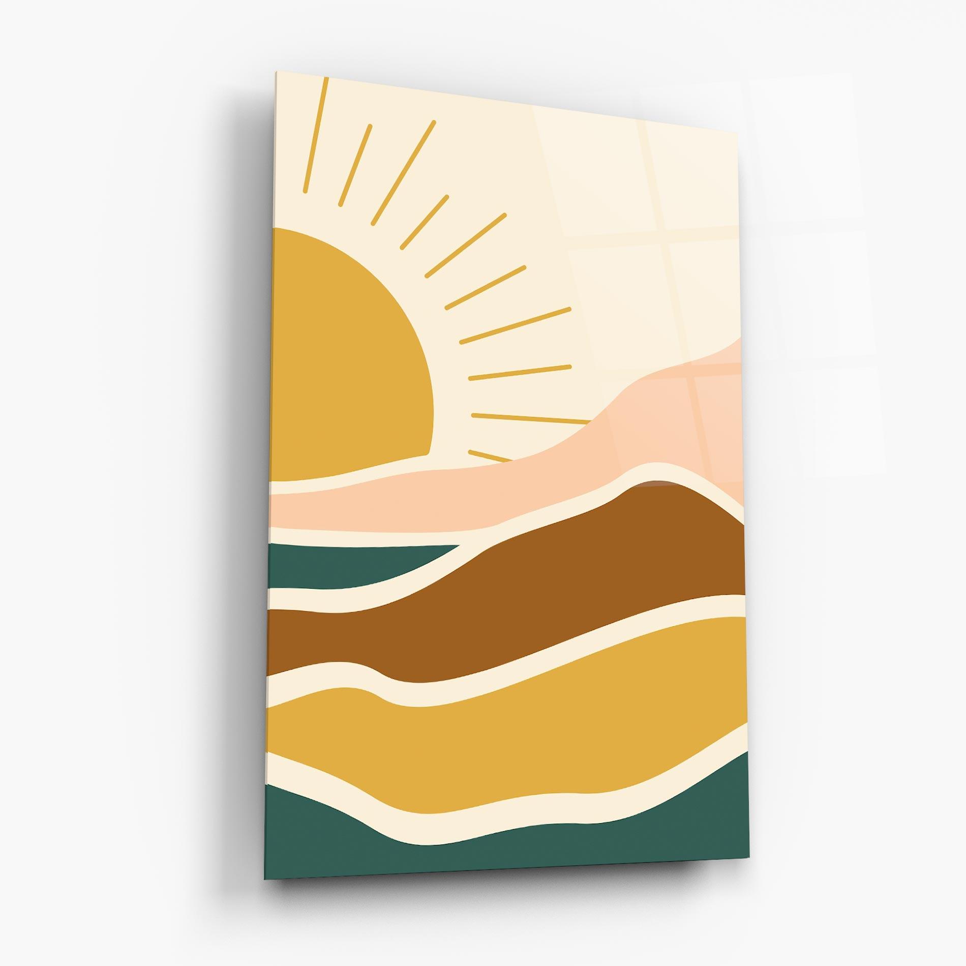 Tablou Sticla Sunset Connection 02 mockup 6