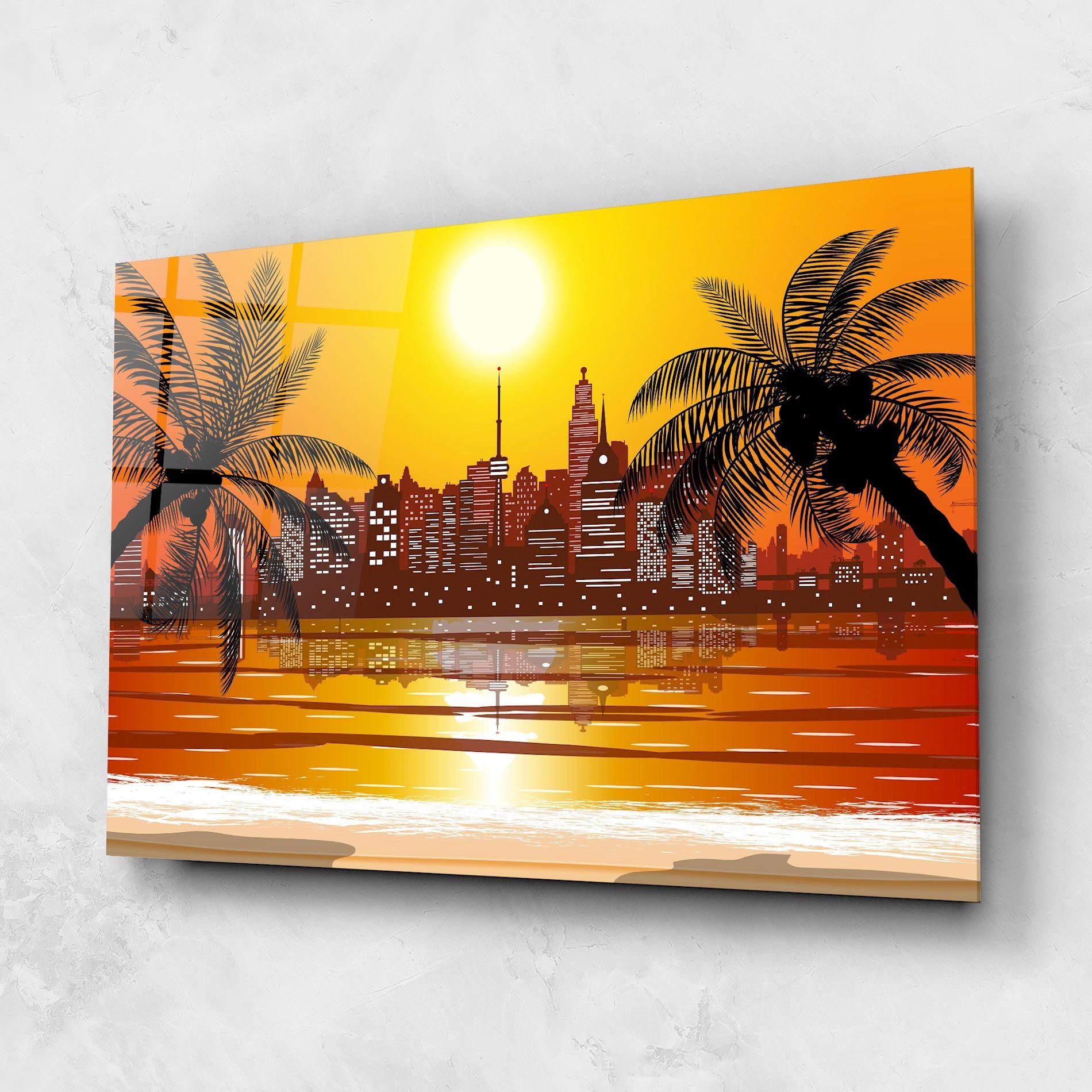 City Sunrise View mockup 1
