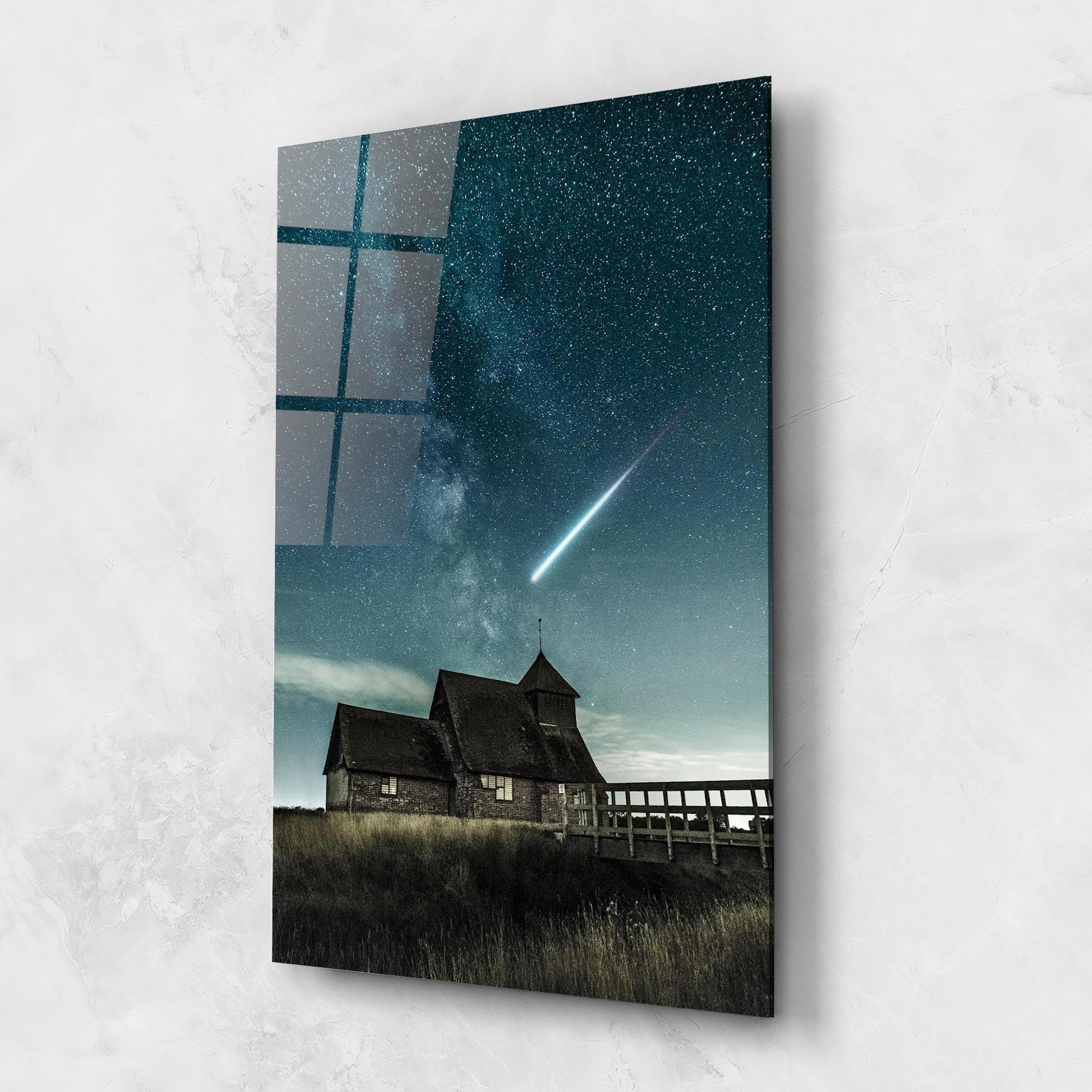 Tablou Sticla Falling Star mockup 1