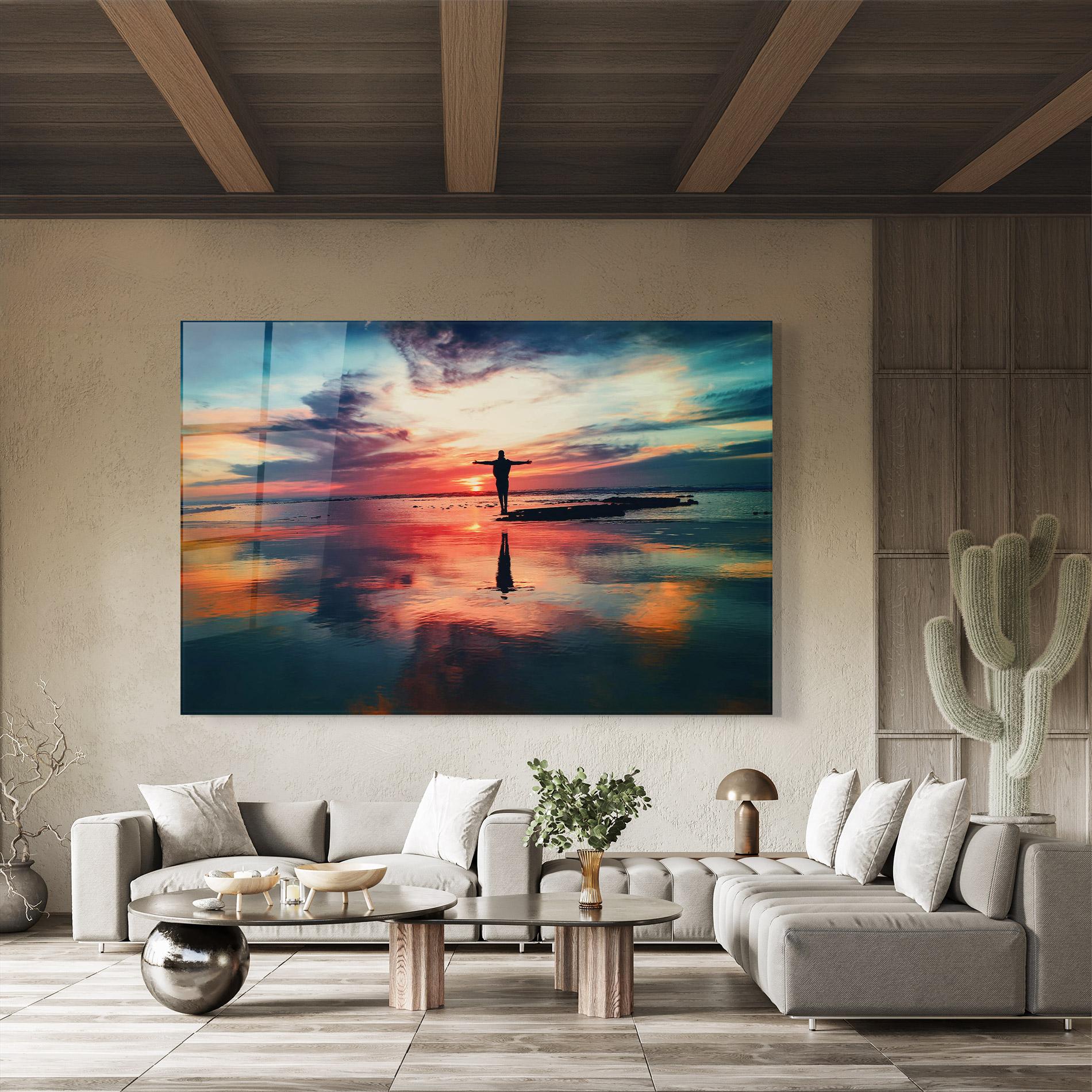 Tablou Sticla Freedom Feeling mockup 8