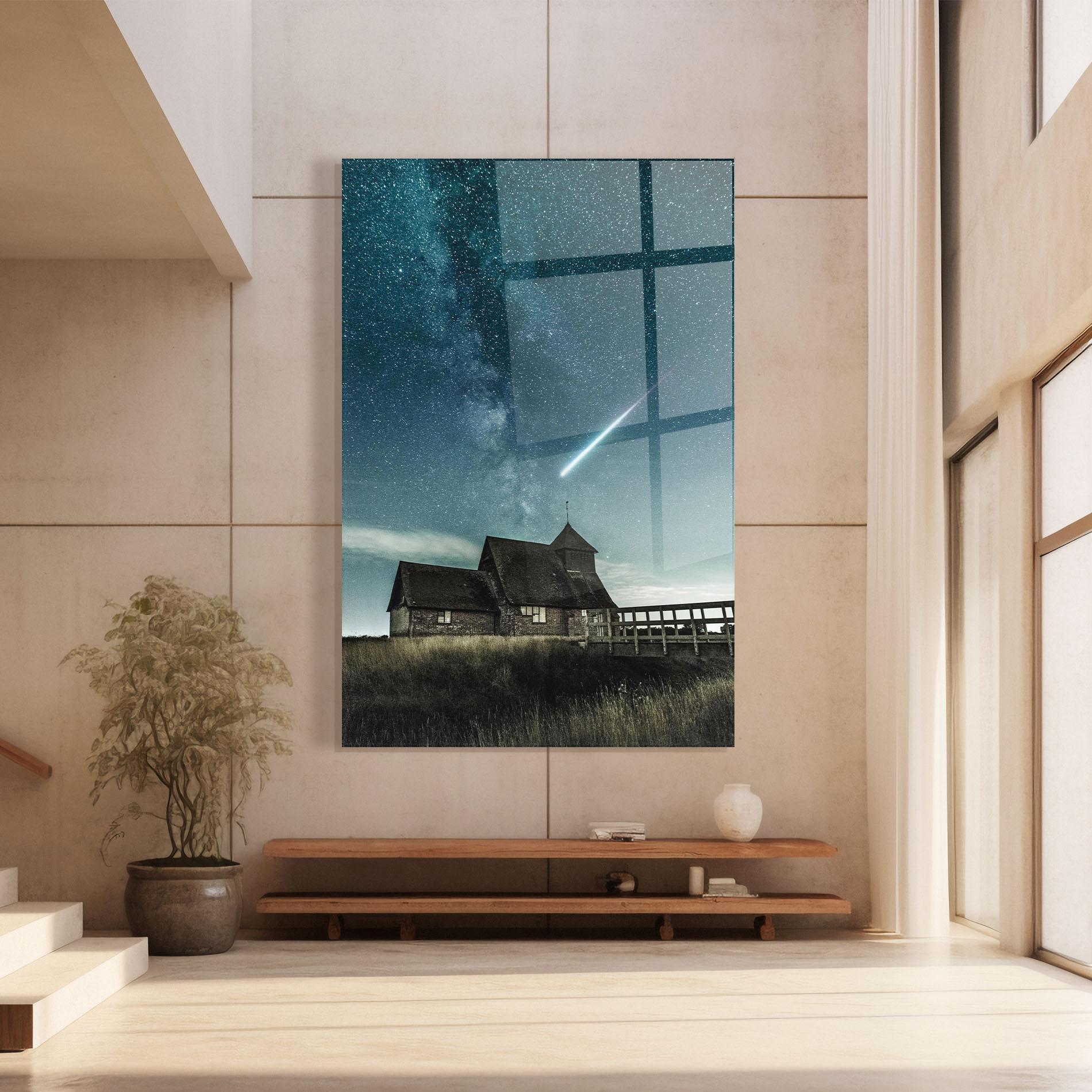 Tablou Sticla Falling Star mockup 8