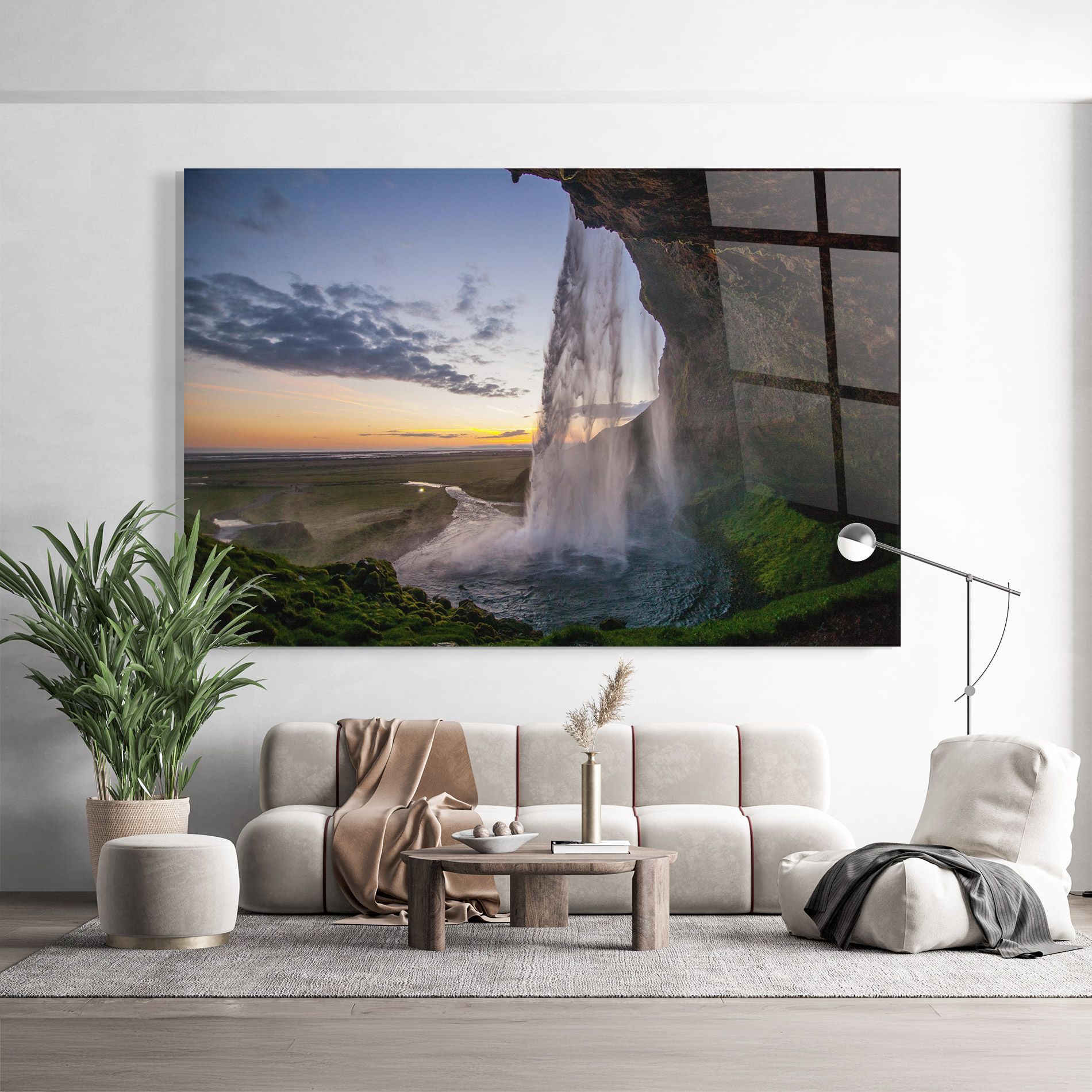 Yellow Line Waterfall mockup 9