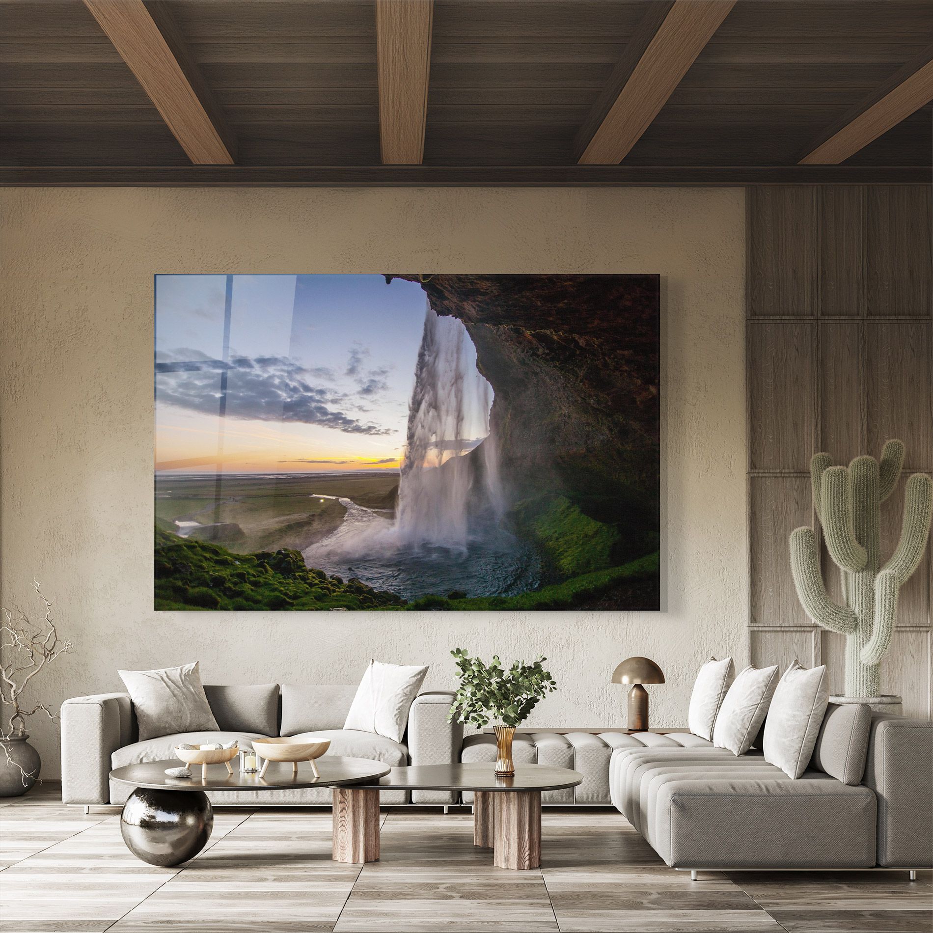 Yellow Line Waterfall mockup 8