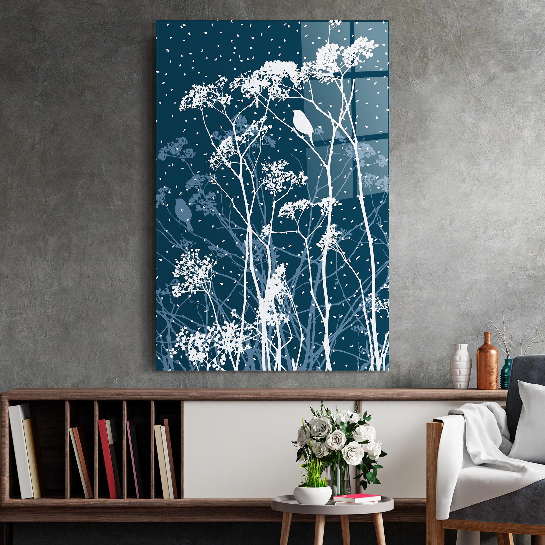 Tablou Sticla Meadow Flowers mockup 2