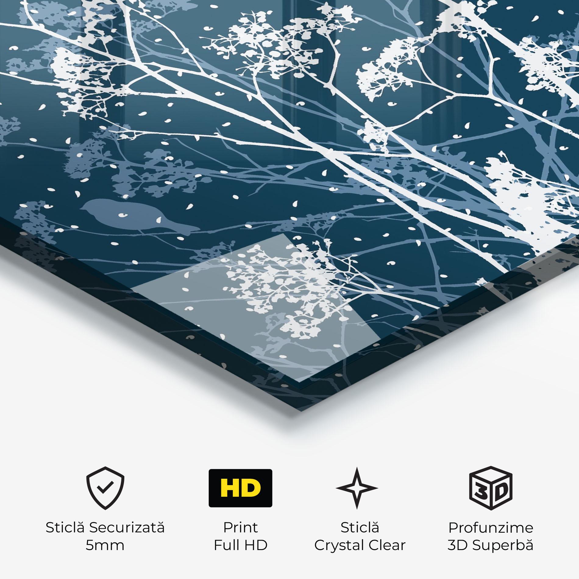 Tablou Sticla Meadow Flowers mockup 3