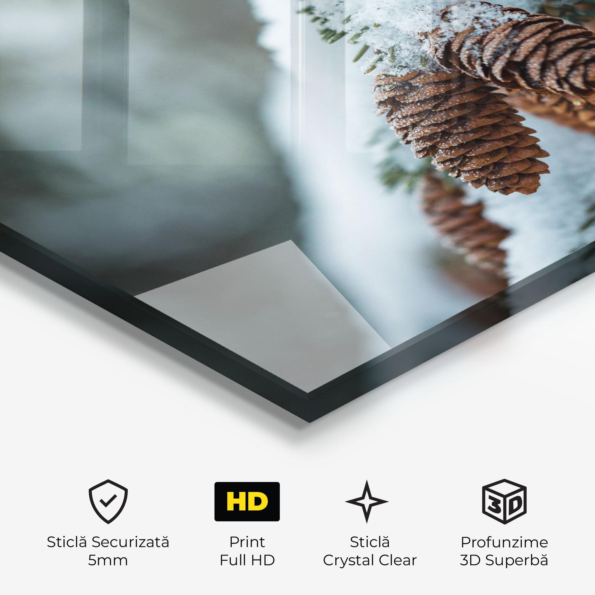 Tablou Sticla Pretty Snow Cones mockup 3