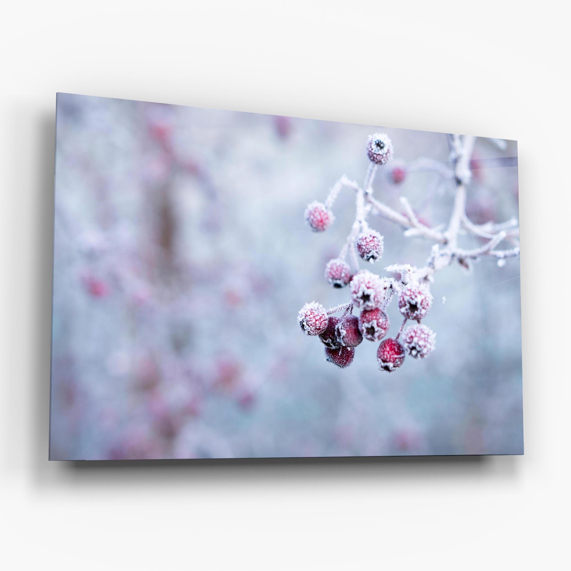 Tablou Sticla Red Winter Fruits mockup 6