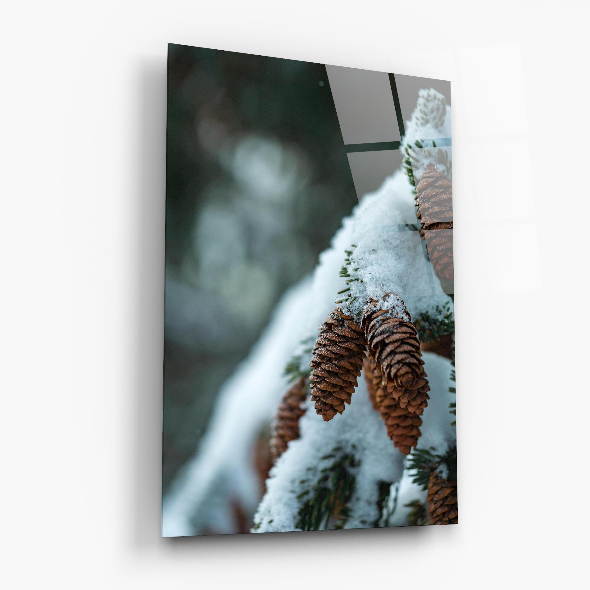 Tablou Sticla Pretty Snow Cones mockup 6