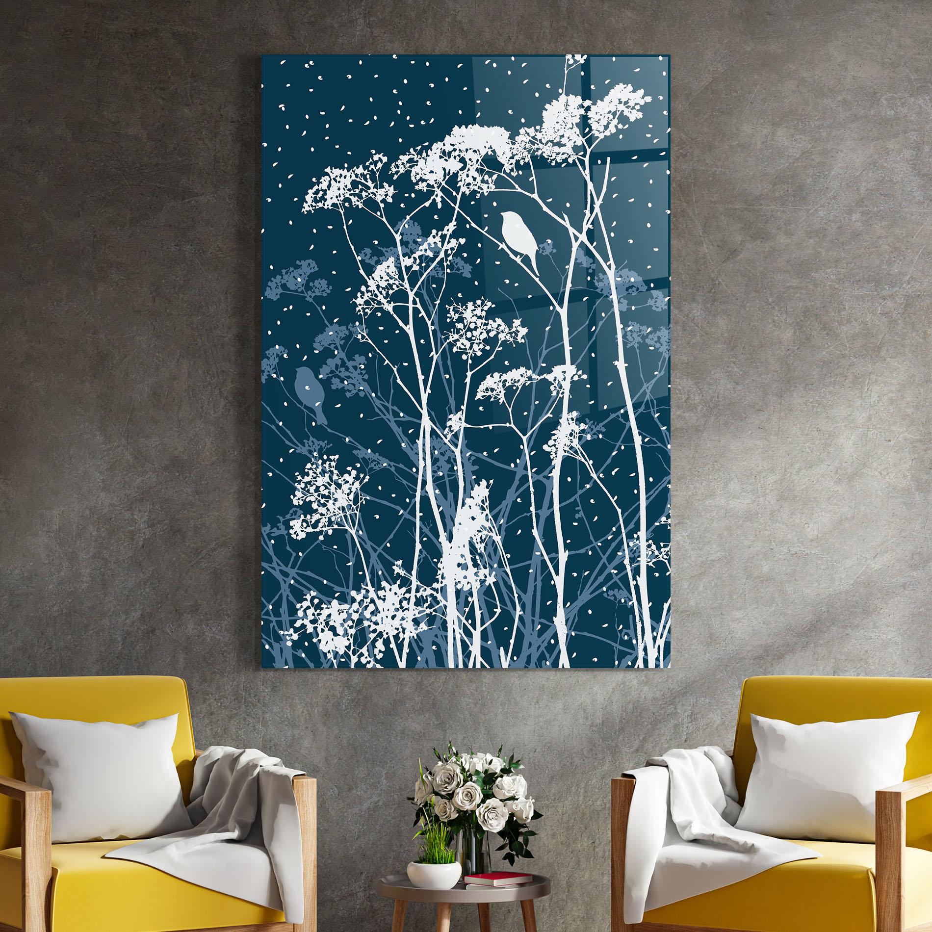 Tablou Sticla Meadow Flowers mockup 4