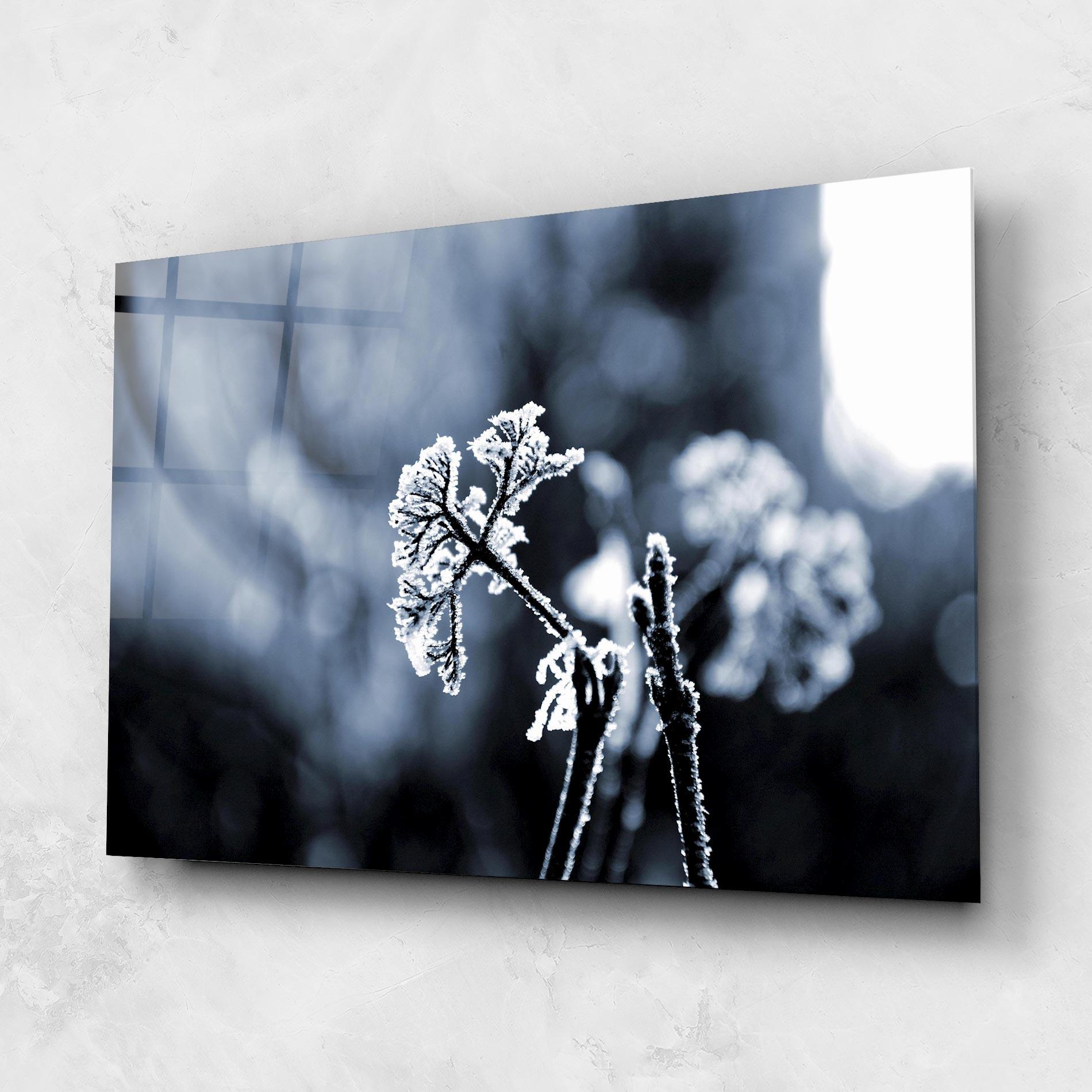 Tablou Sticla Winter Plant mockup 1