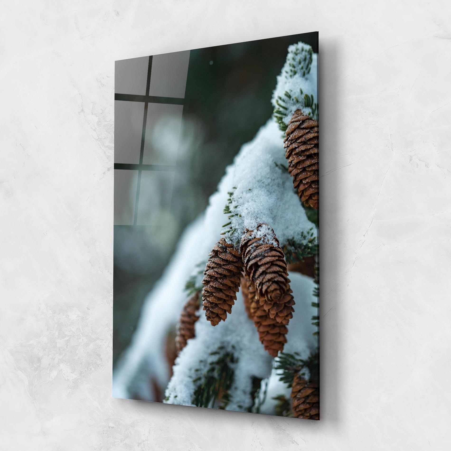 Tablou Sticla Pretty Snow Cones mockup 1